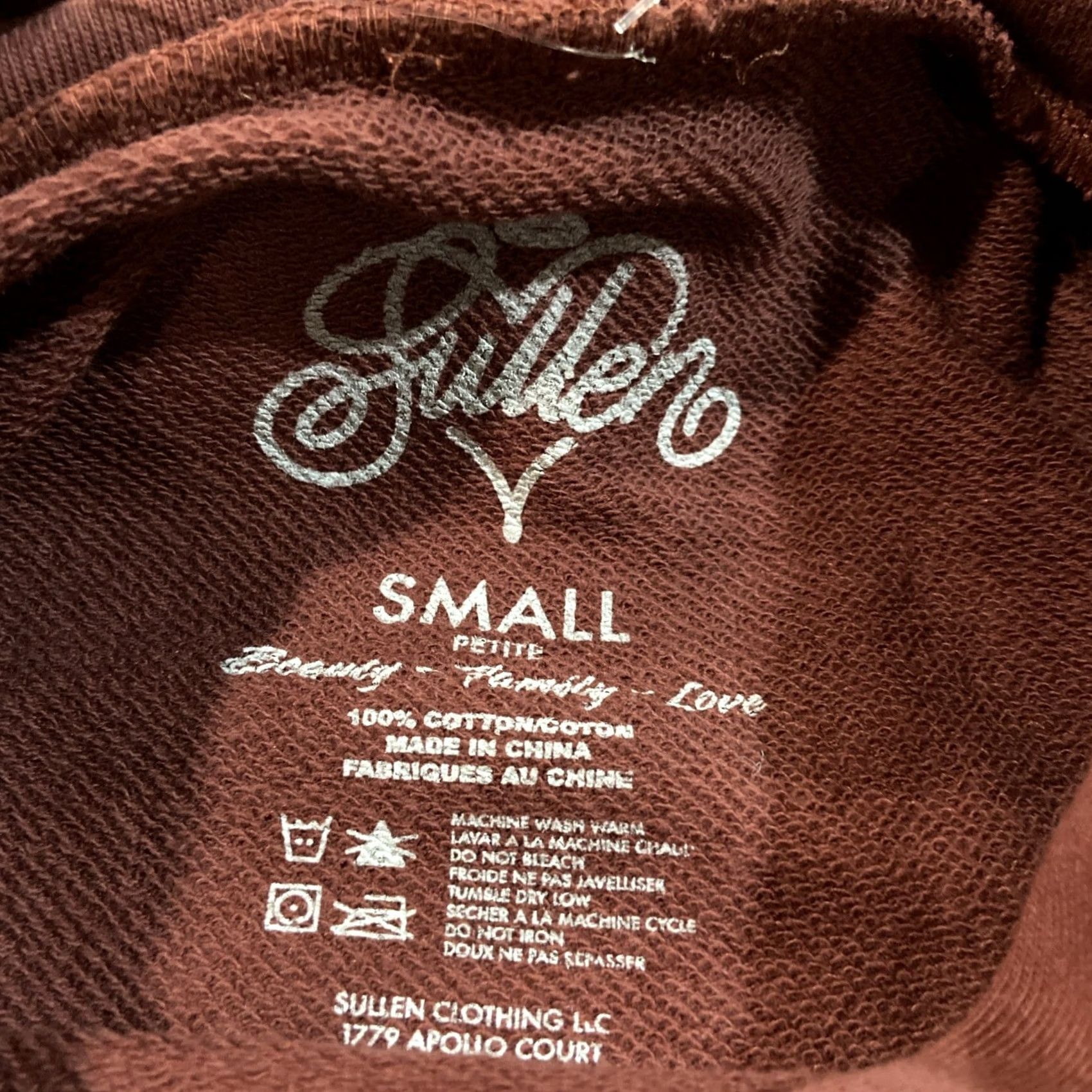 Vintage NWT Sullen Art Collective Red Angel Sweatshirt Hoodie Spellout Small Hoodie Mens Red Size US S / EU 44-46 / 1 - 4 Thumbnail