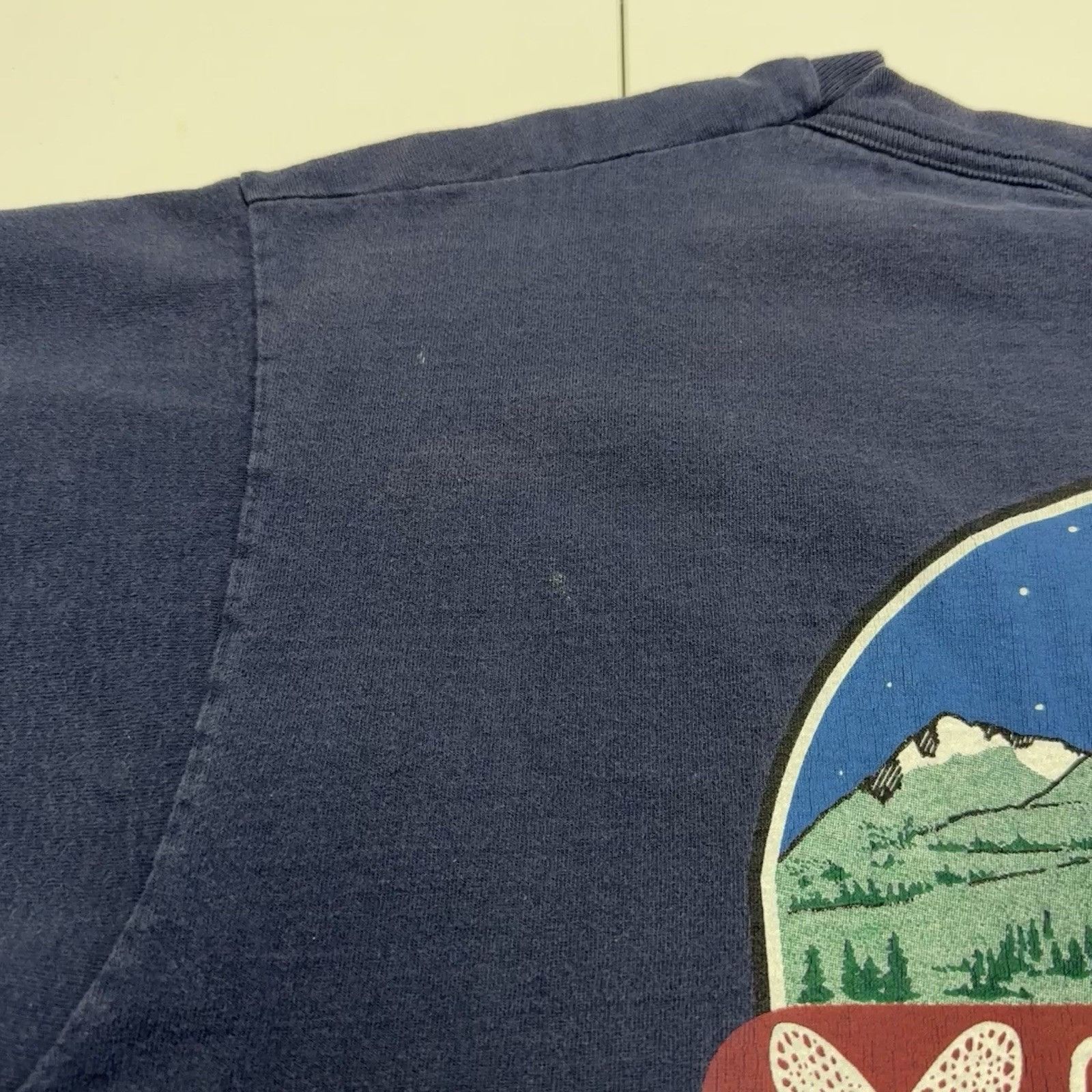 Vintage Vintage Showshoe Brewing Co Shirt Blue 90s California Nature Size US XL / EU 56 / 4 - 7 Thumbnail
