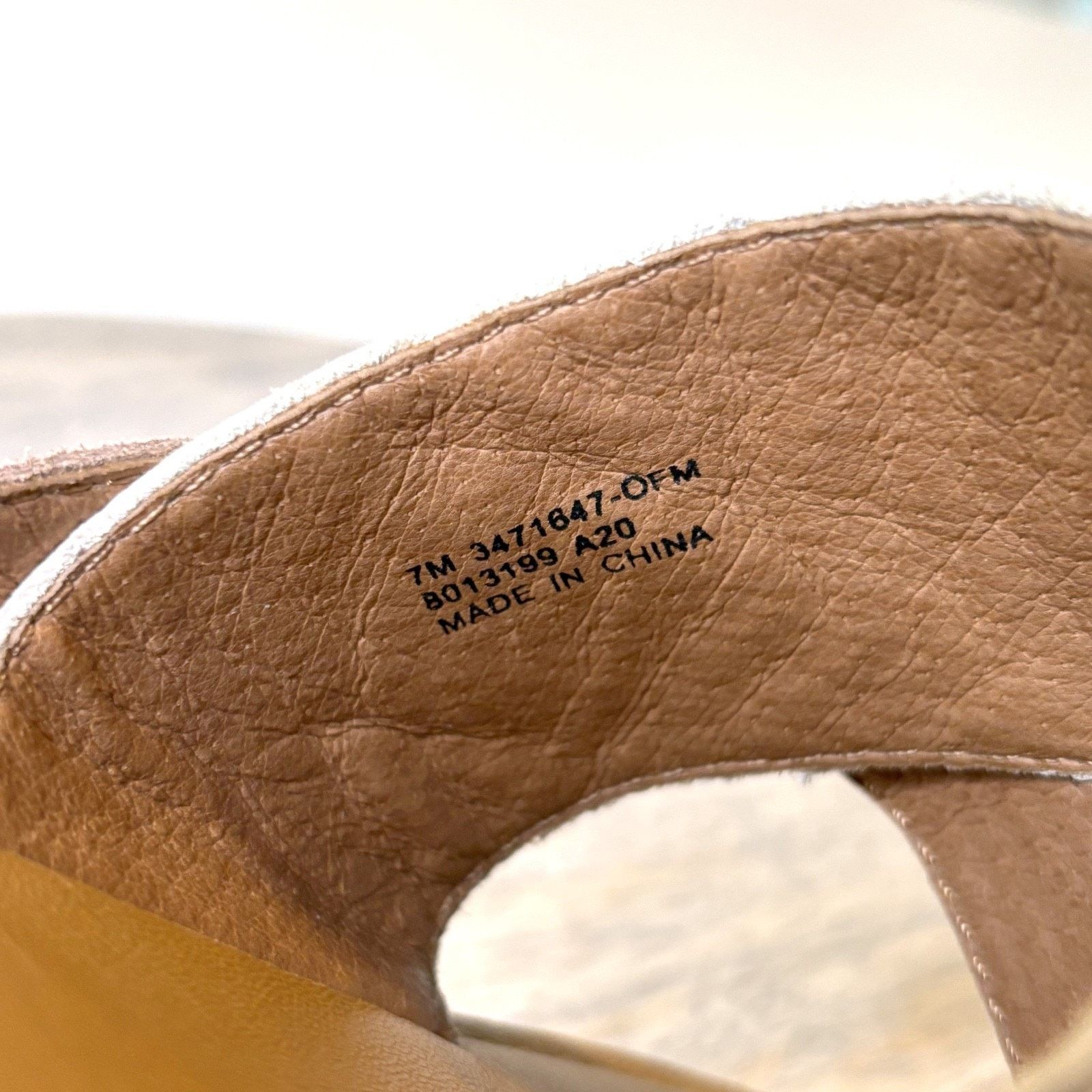 Frye Frye Felix Sandals Women's 7M Leather Slip On Slide Flats Size US 7 / IT 37 - 10 Thumbnail
