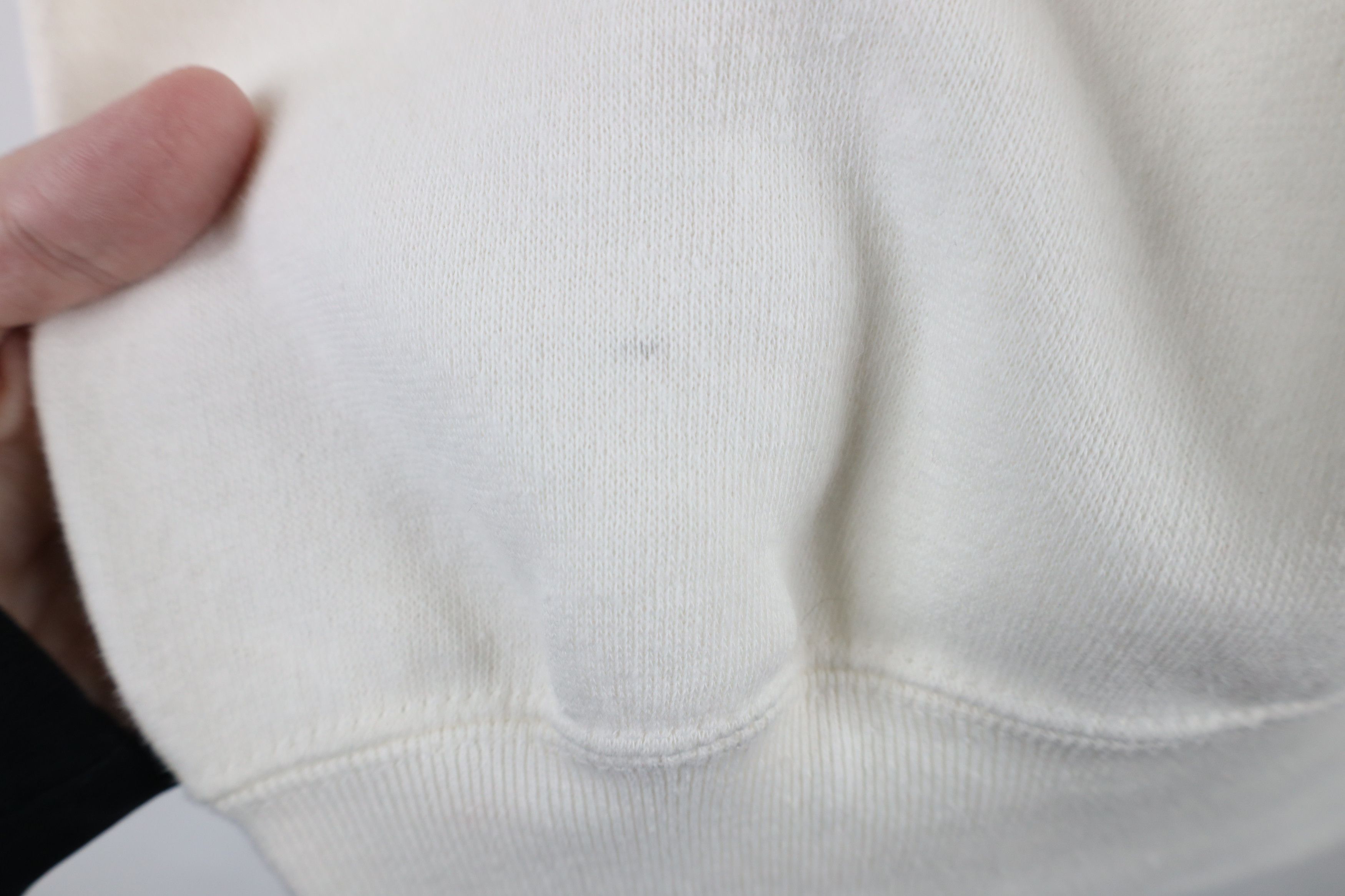 Vintage Vintage 90s Streetwear Moose Patch Sweatshirt White USA Size L / US 10 / IT 46 - 12 Thumbnail