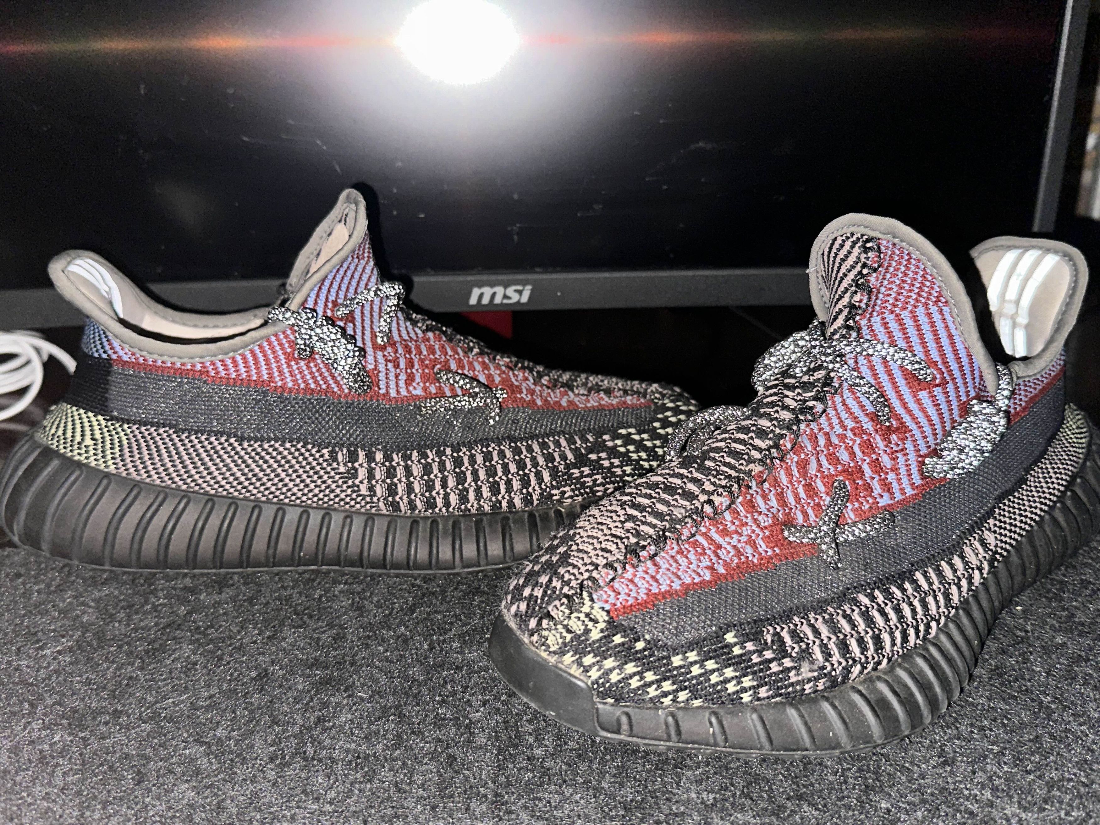 Adidas × Kanye West Yeezy Boost 350 V2 Yecheil Non-Reflective - Men's Size 8.5 Size US 8.5 / EU 41-42 - 5 Thumbnail