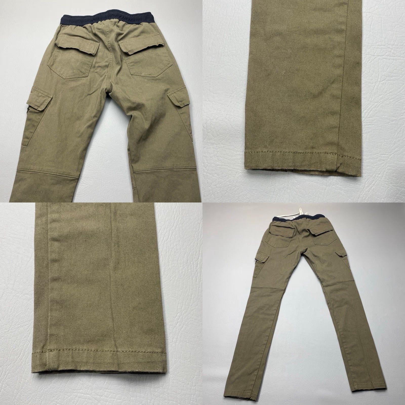 MNML MNML Pants Mens Small Olive Green Cargo Drawstring Utility Snap Pockets/Ankle Size US 29 - 8 Thumbnail