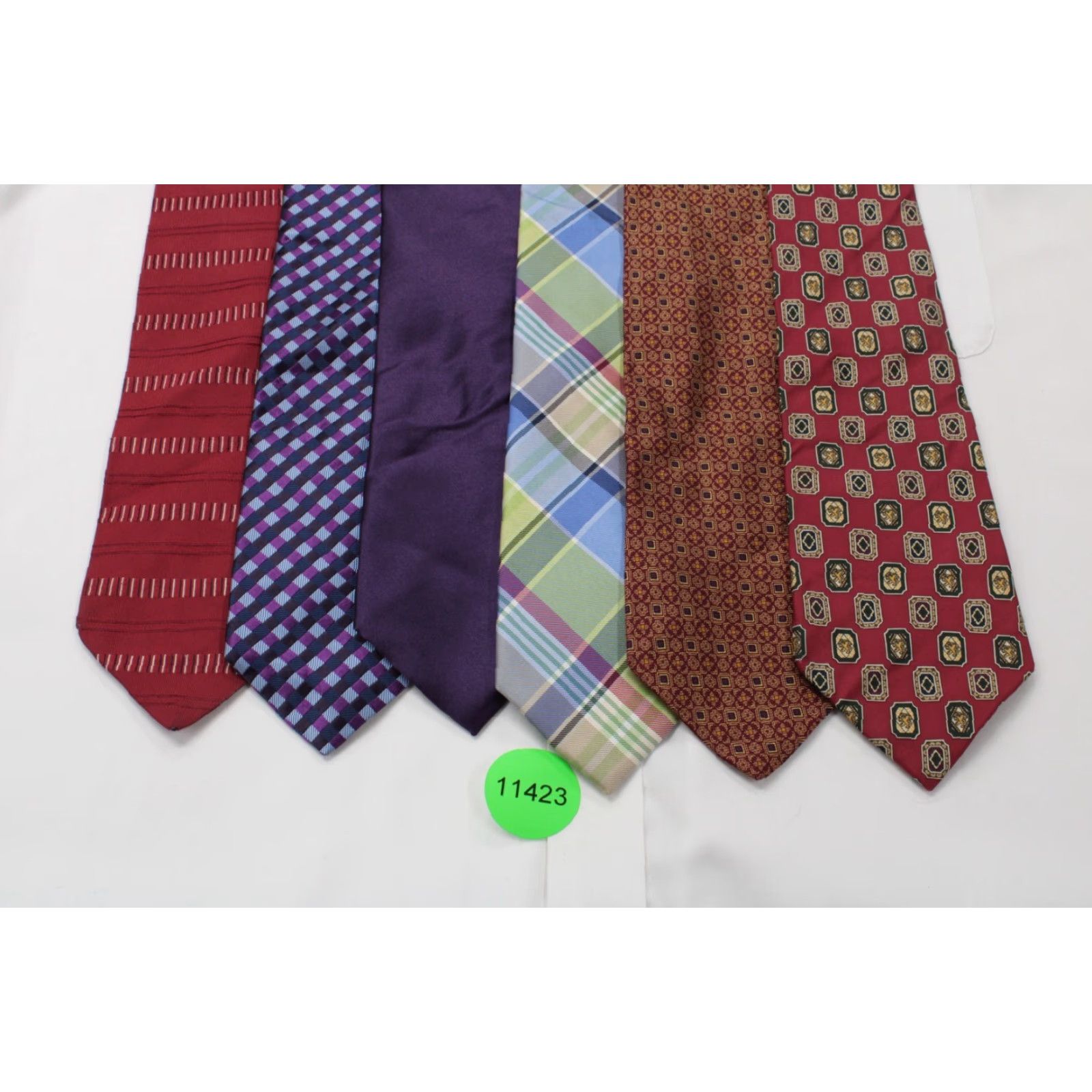 Tommy Hilfiger VINTAGE Tommy Hilfiger Necktie Men's Designer Stylish Lot of 6 Tie USA Casual Office Size ONE SIZE - 4 Thumbnail