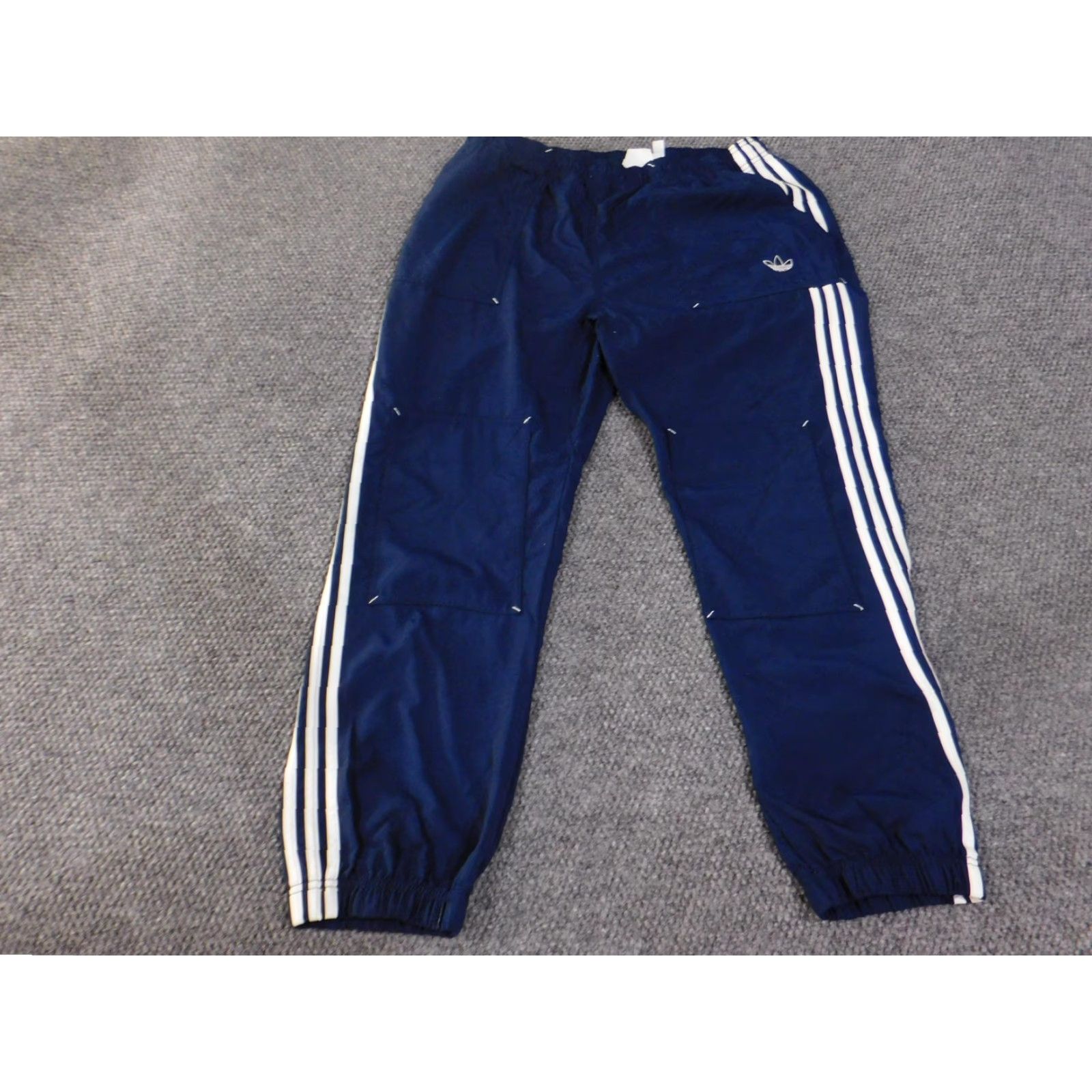 Adidas Adidas Pants Mens XL Trefoil Three Stripes Nylon Track Athletic Windbreaker Size US 36 / EU 52 - 3 Thumbnail