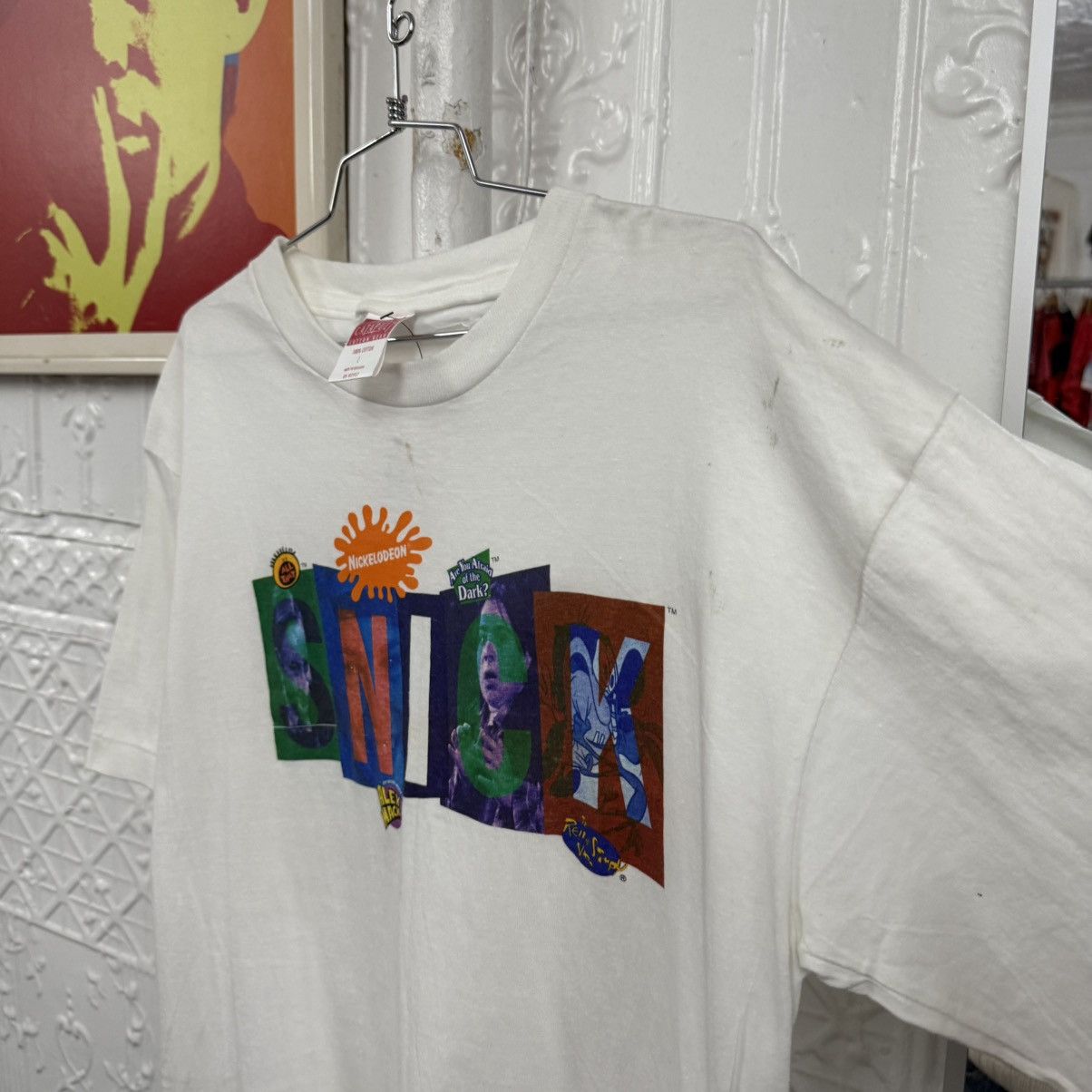 Other vintage 1990s nickelodeon snick graphic cartoon tshirt Size US L / EU 52-54 / 3 - 4 Thumbnail
