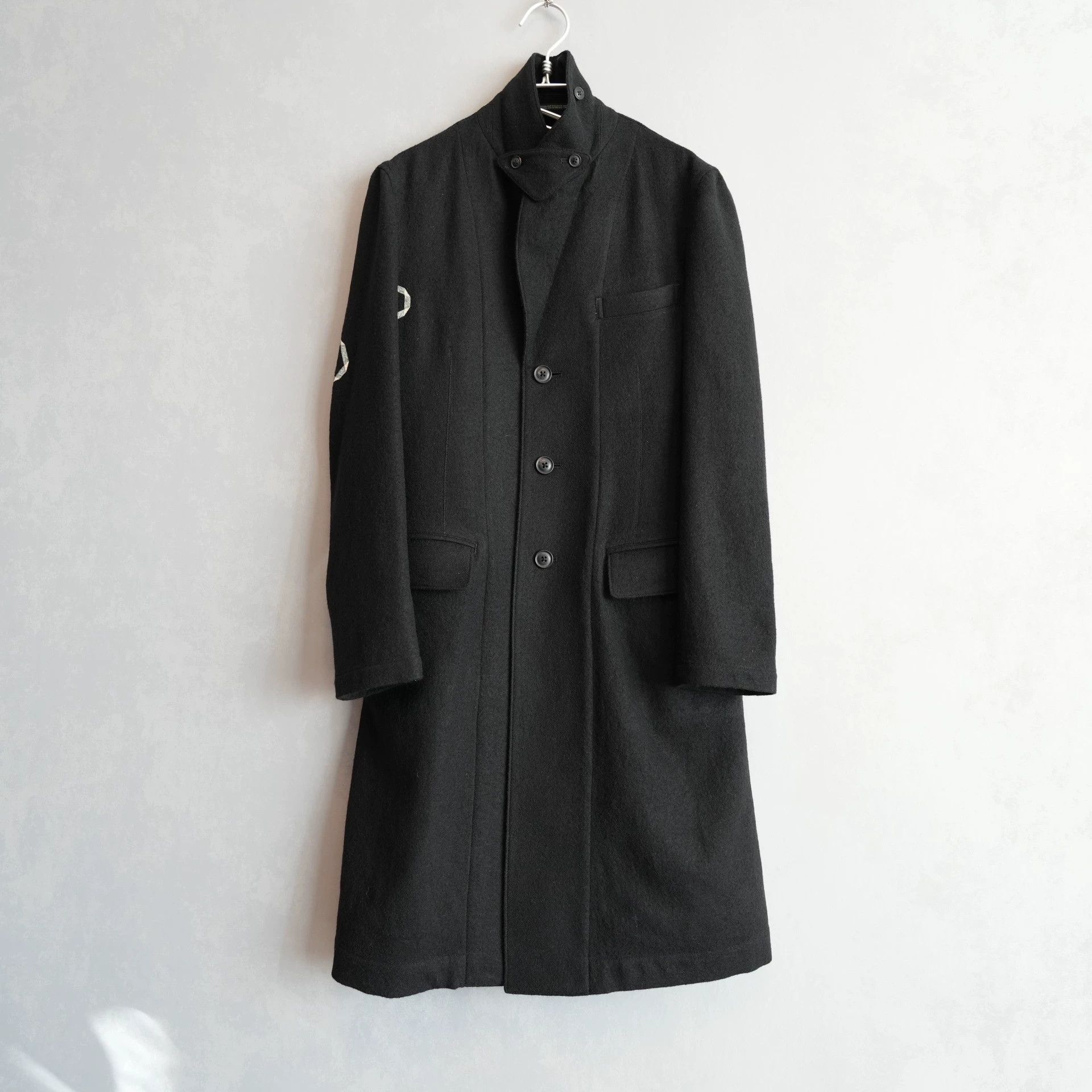 Yohji Yamamoto Yohji Yamamoto 15AW Printed Runway Wool Coat SZ 2 Size US M / EU 48-50 / 2 - 3 Thumbnail