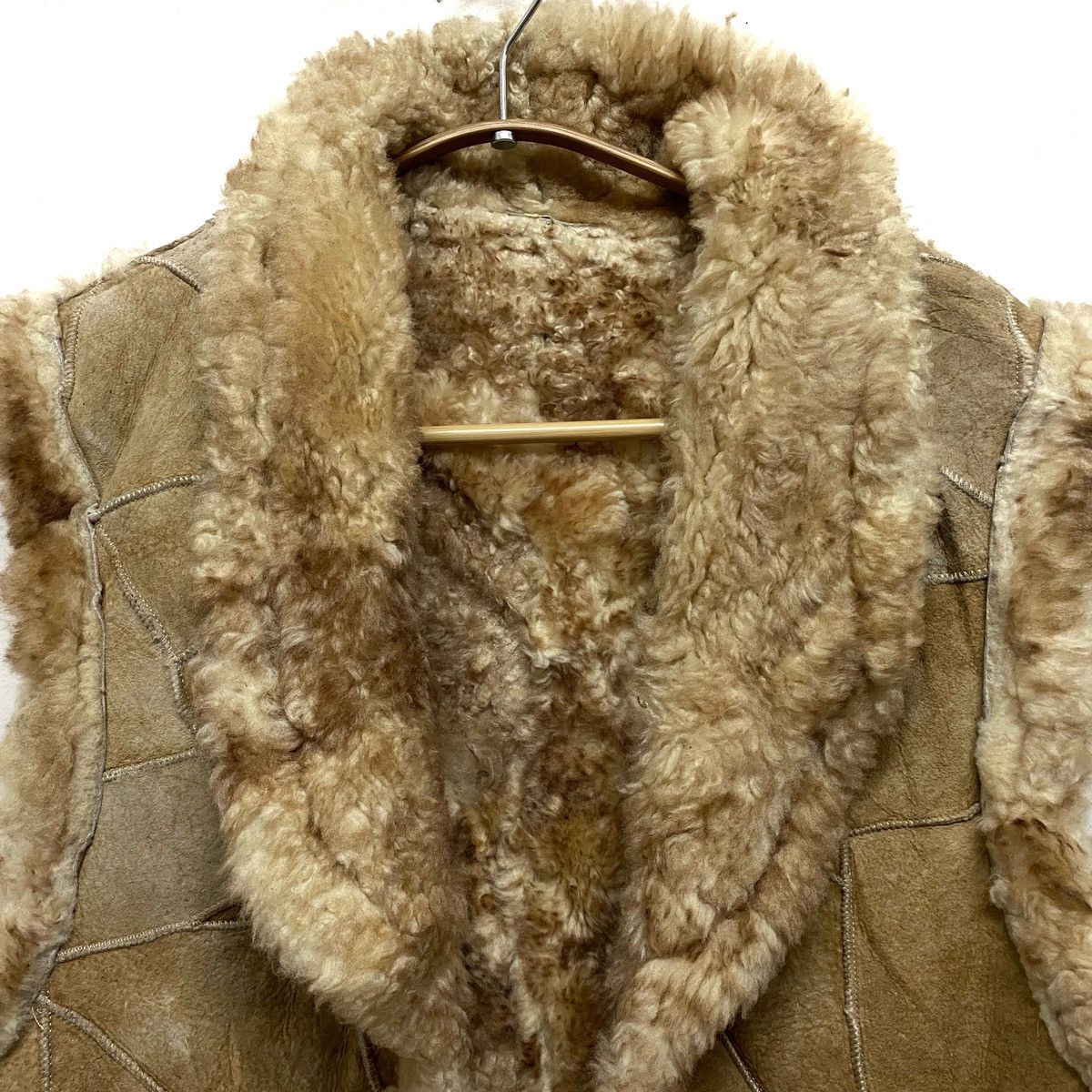 Vintage Vintage Leather Patchwork Faux Fur Jacket Size US L / EU 52-54 / 3 - 2 Thumbnail