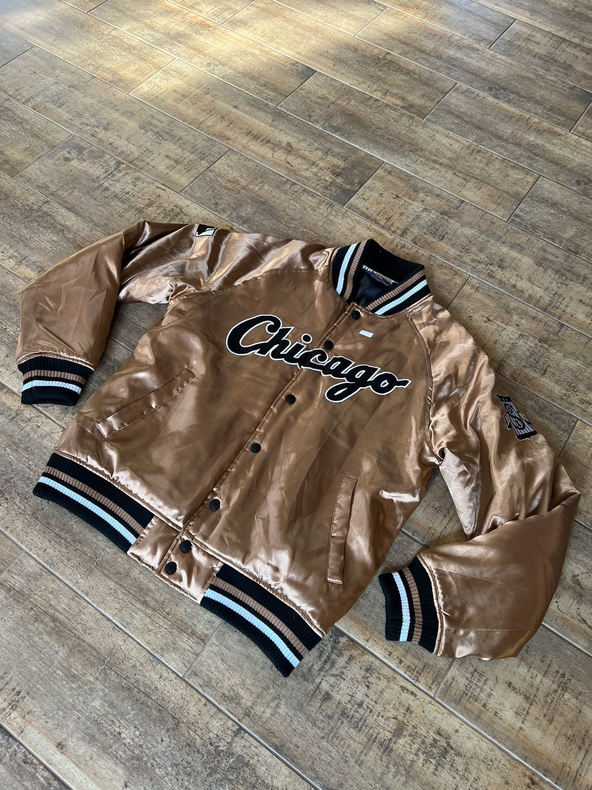 MLB × Majestic × NBA Majestic, mlb chicago gold, vintage kurtka 90s jacket Size US M / EU 48-50 / 2 - 1 Thumbnail