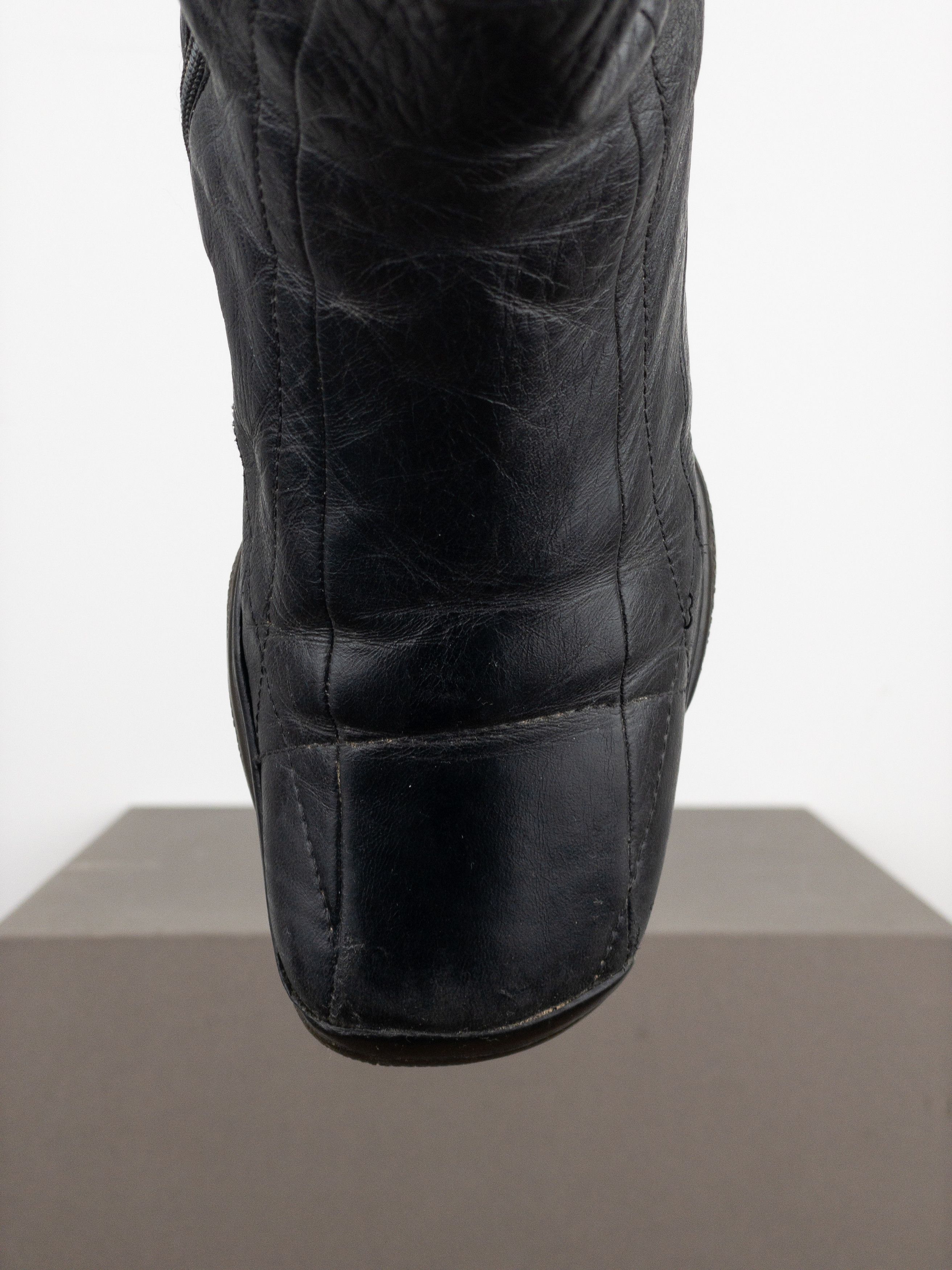 Prada Prada AW99 Square Toe Biker Moto Sports Ankle Boots Size US 6 / IT 36 - 7 Thumbnail