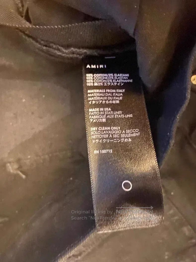 Amiri Amiri Classic Seasonal Multi-Element Patchwork Black Jeans Size US 32 / EU 48 - 5 Thumbnail