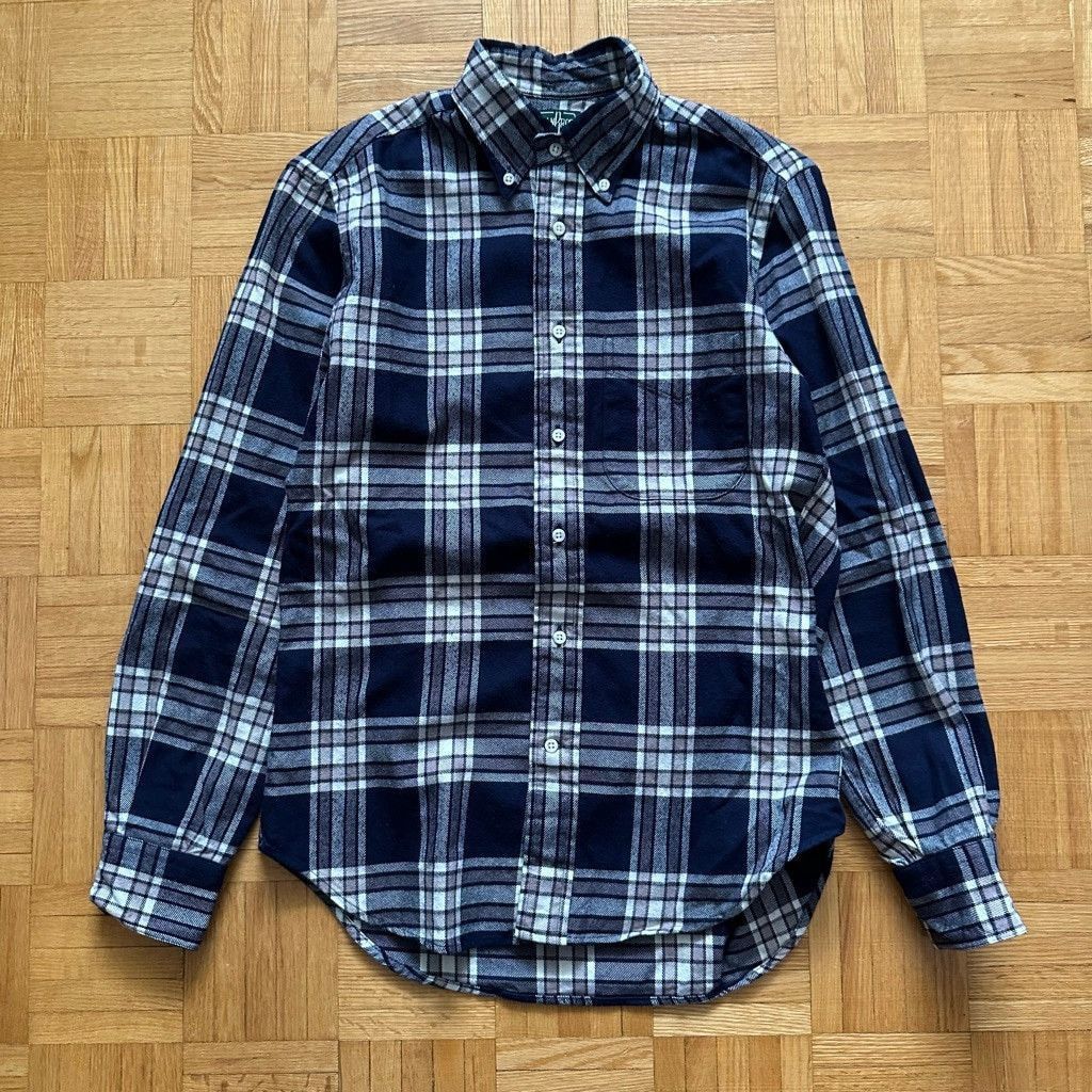Gitman Bros. Gitman Vintage Bros Flannel Plaid button down shirt Small Size US S / EU 44-46 / 1 - 1 Thumbnail