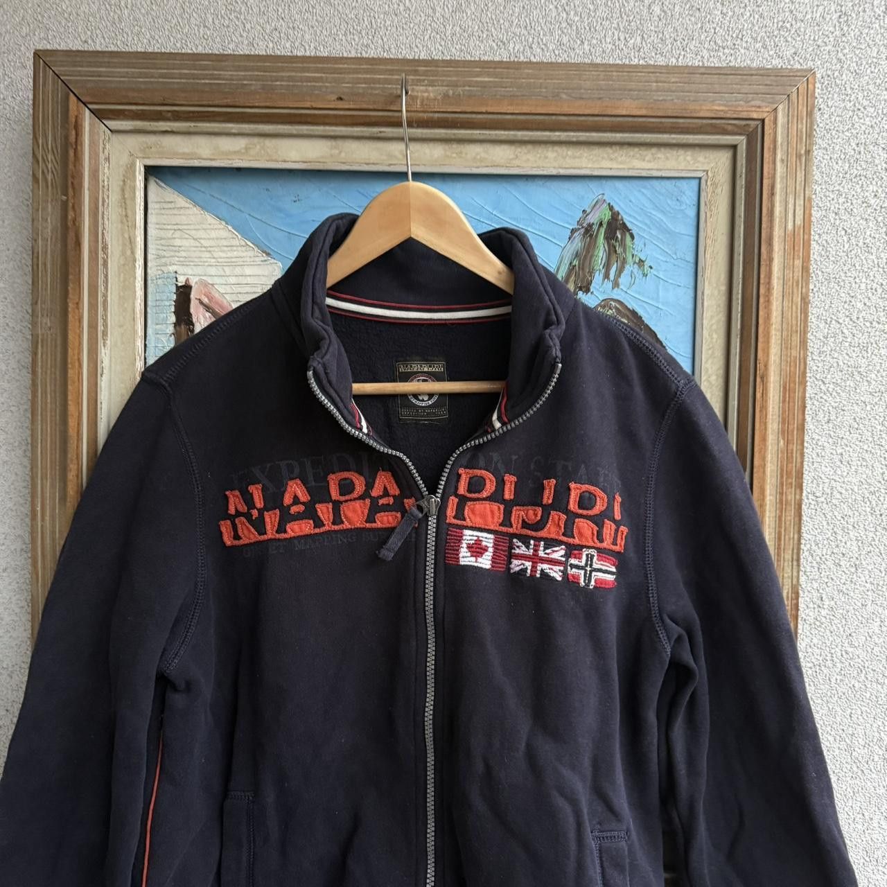 Napapijri Napapjiri Sweatshirt Zip Up Embroidered Gorpcore Navy Size US M / EU 48-50 / 2 - 4 Thumbnail