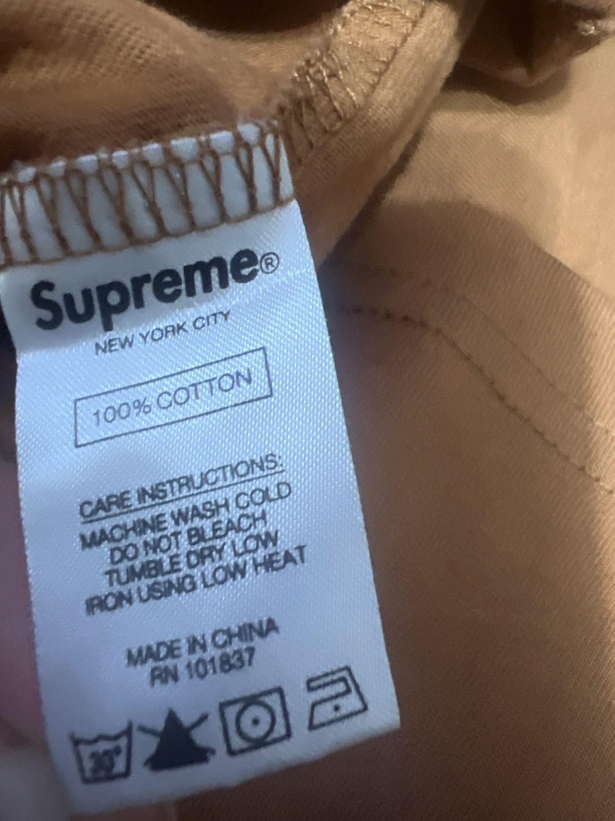 Supreme Supreme Cat L/S Pocket Tee Rust Size: L Size US L / EU 52-54 / 3 - 5 Thumbnail