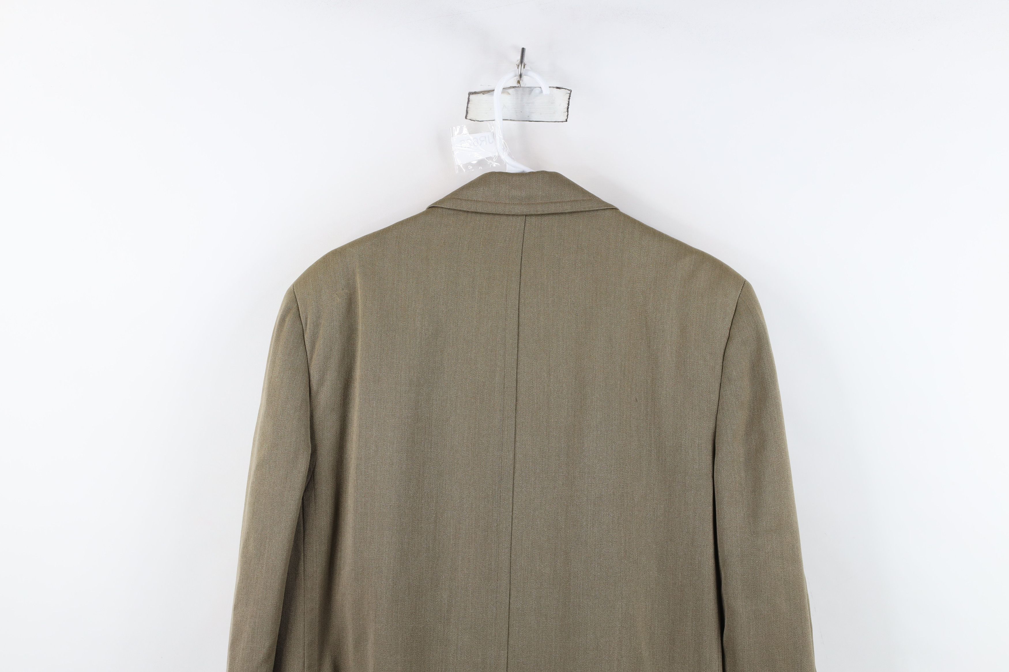 Vintage Vintage 50s Rockabilly Worsted Wool Trench Coat Jacket USA Size US XL / EU 56 / 4 - 14 Thumbnail