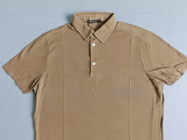 Loro Piana Loro Piana Men's Short Sleeve Polo Shirt. Size US M / EU 48-50 / 2 - 2 Thumbnail