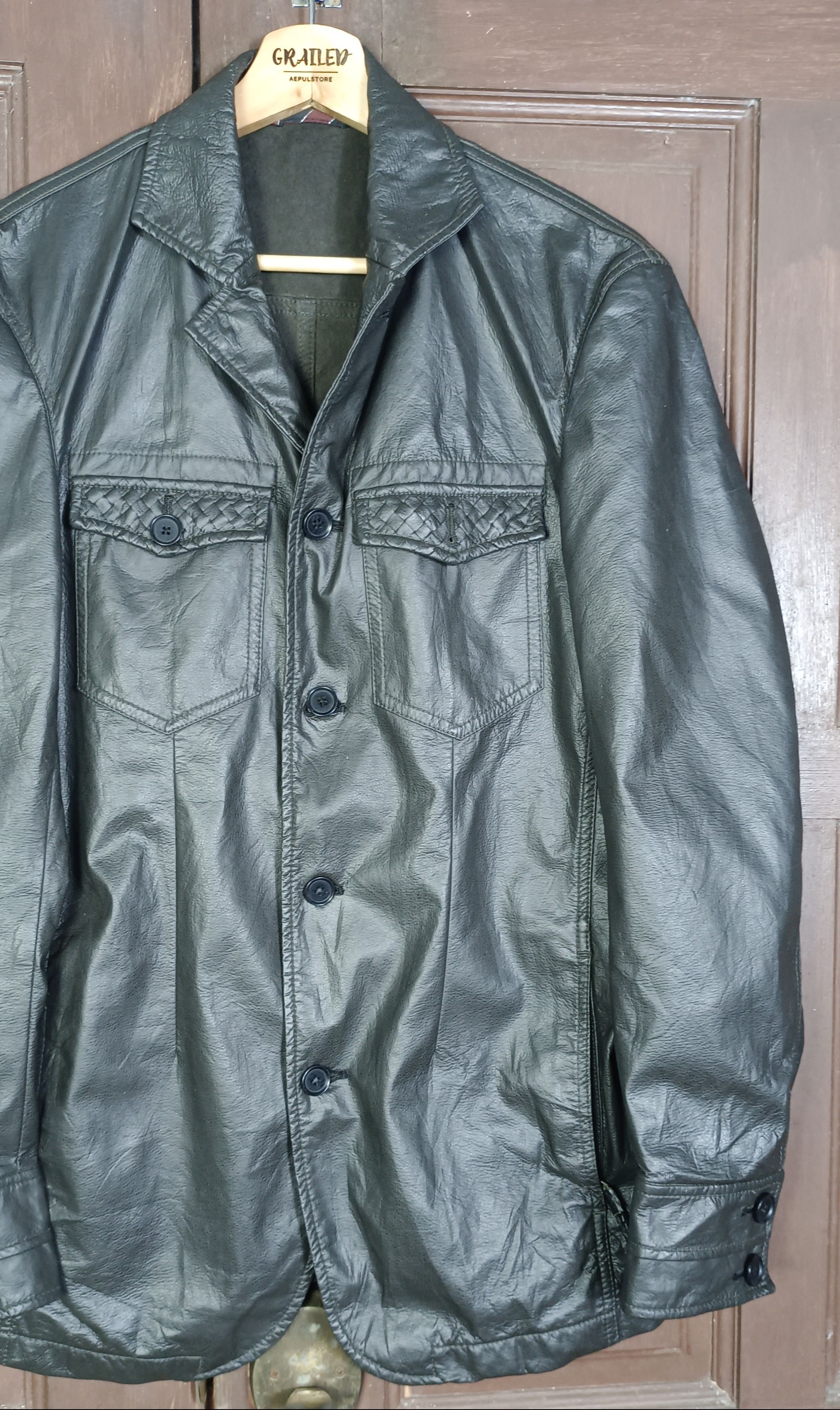 Alexander Julian Vintage🔥 ALEXANDER JULIAN Faux Leather Jacket Size US M / EU 48-50 / 2 - 4 Thumbnail