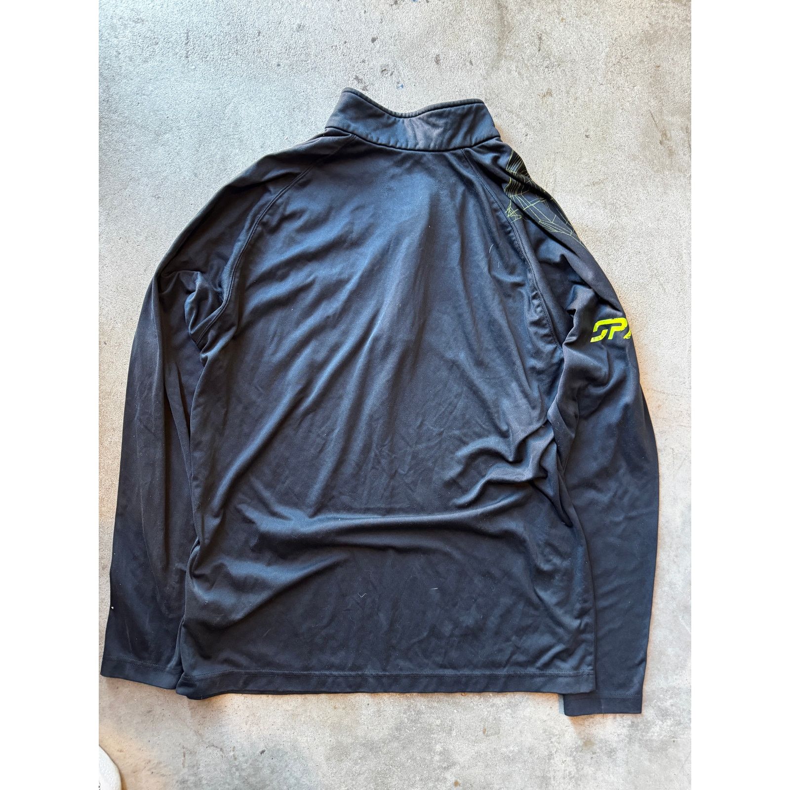 Spyder Spyder Black Webstrong Quarter Zip Shirt (L) Size US L / EU 52-54 / 3 - 2 Thumbnail