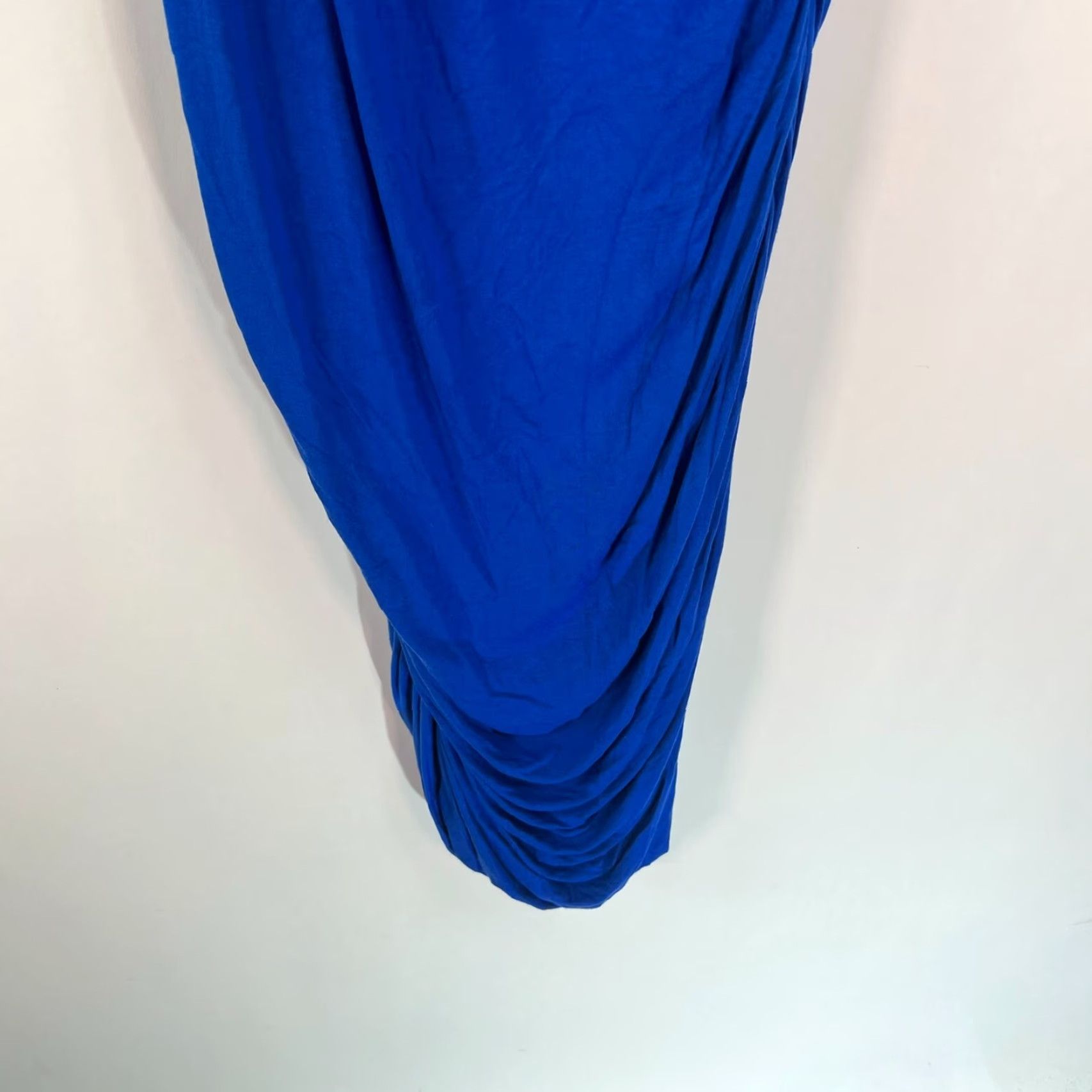 Mossimo VINTAGE Mossimo Dress Women Maxi Wrap Dress Ruched Mermaid Casual Blue XL Summer Size XL / US 12-14 / IT 48-50 - 4 Thumbnail