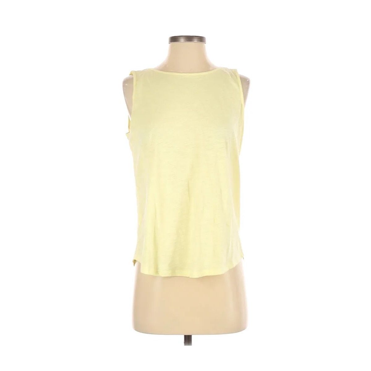 Ann Taylor Ann Taylor LOFT | Vintage Women Yellow Tie Back Tank Top Size M / US 6-8 / IT 42-44 - 1 Thumbnail