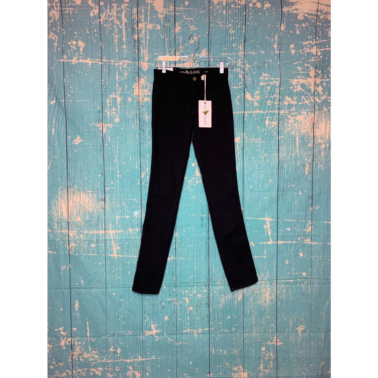 REVOLVE M.i.h. The Oslo black stretch slim jeans size 24 - 0 Size 25" / US 0 / IT 36 - 9 Thumbnail