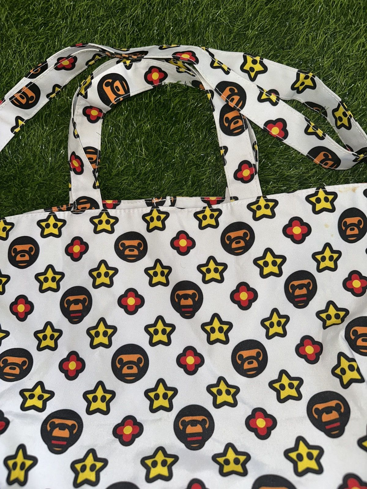 Bape Bape baby milo monogram star monogram tote bag Size ONE SIZE - 2 Thumbnail