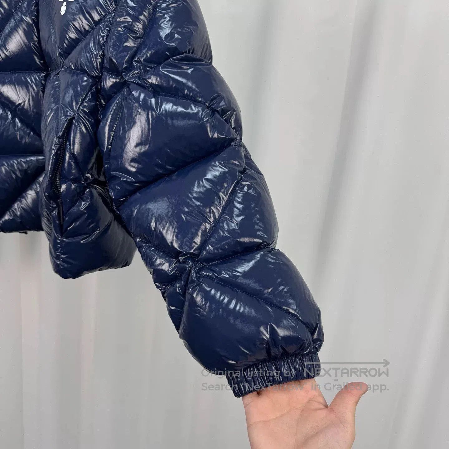 Prada Prada Shiny Quilted Logo Print Down Jacket. Size XS / US 0-2 / IT 36-38 - 4 Thumbnail