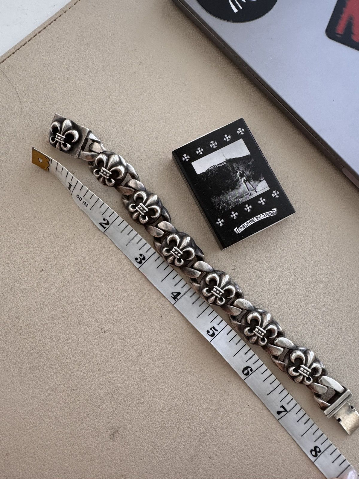 Chrome Hearts Chrome Hearts Heavy Fleur De Lis Cuban Bracelet Size ONE SIZE - 6 Thumbnail