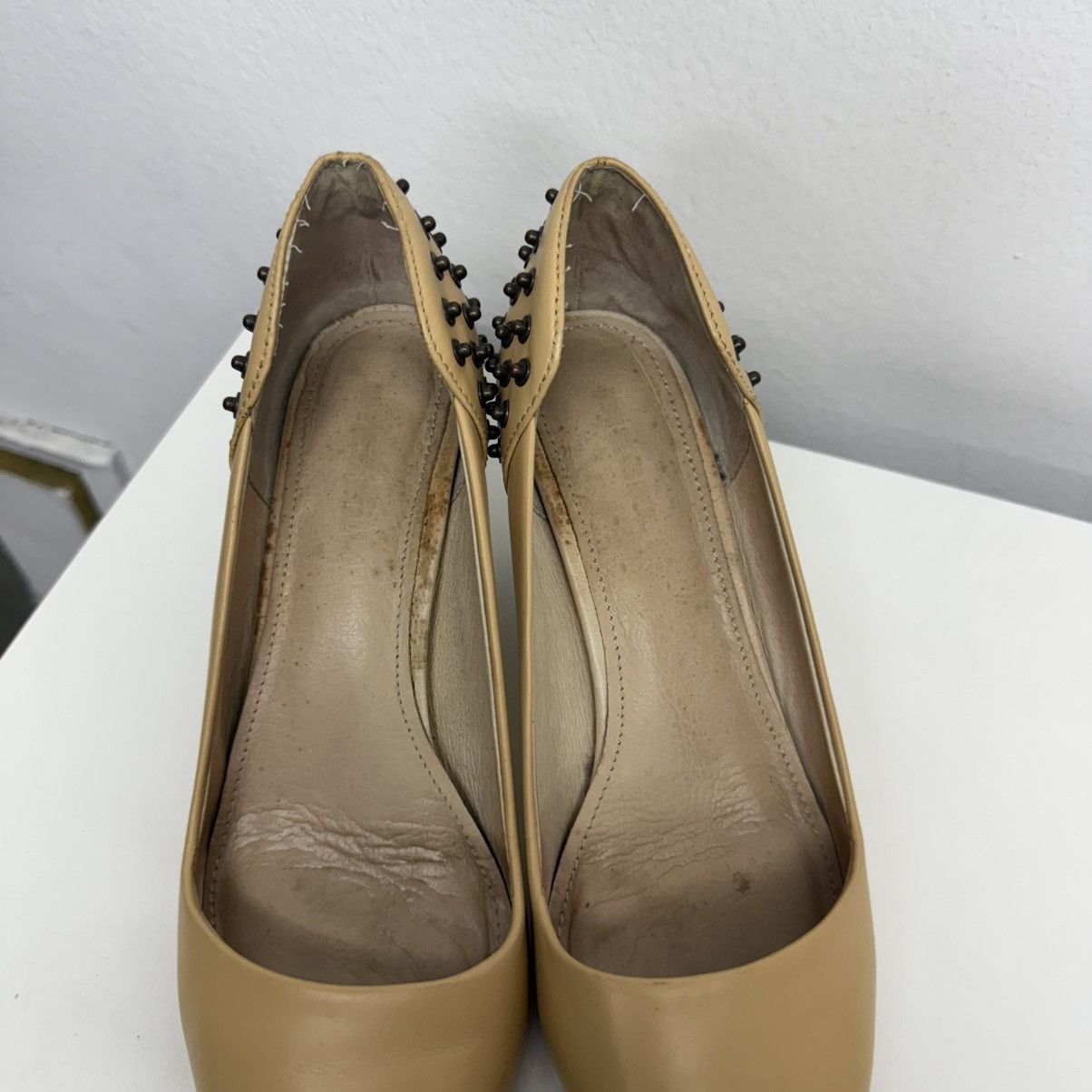 Diesel Vintage Diesel Studded Pumps Genuine Leather Size US 6 / IT 36 - 8 Thumbnail