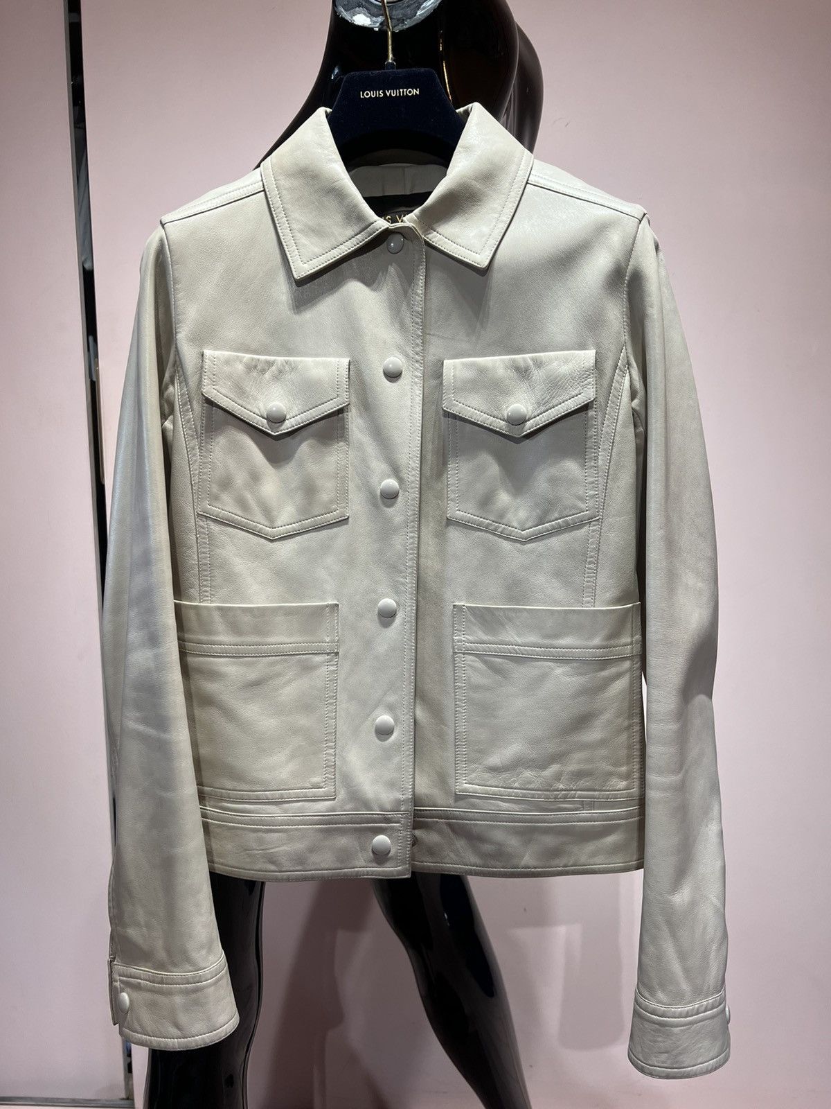 Louis Vuitton Louis Vuitton leather jacket Size S / US 4 / IT 40 - 1 Thumbnail