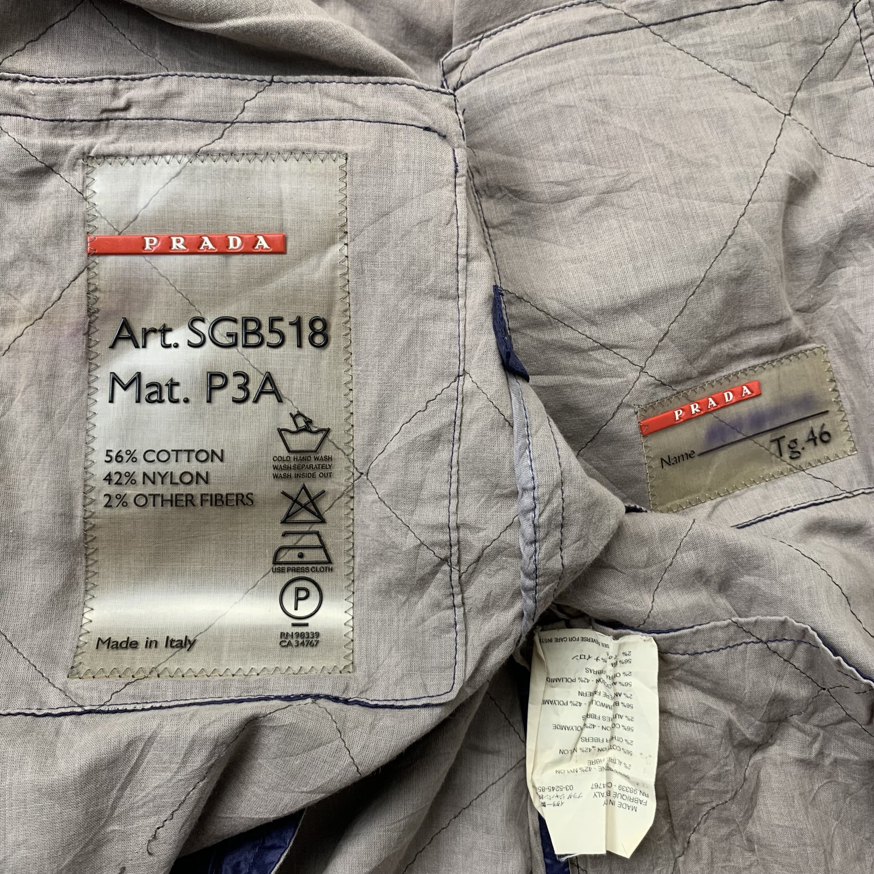 Prada Vintage Prada Jacket Size US S / EU 44-46 / 1 - 6 Thumbnail