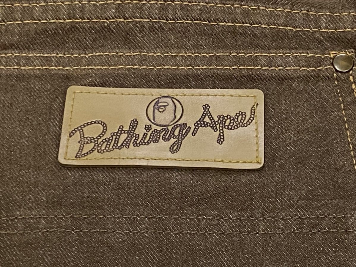 Bape Vintage A Bathing Ape Busyworks Double Knee Denim Size US 28 / EU 44 - 12 Thumbnail