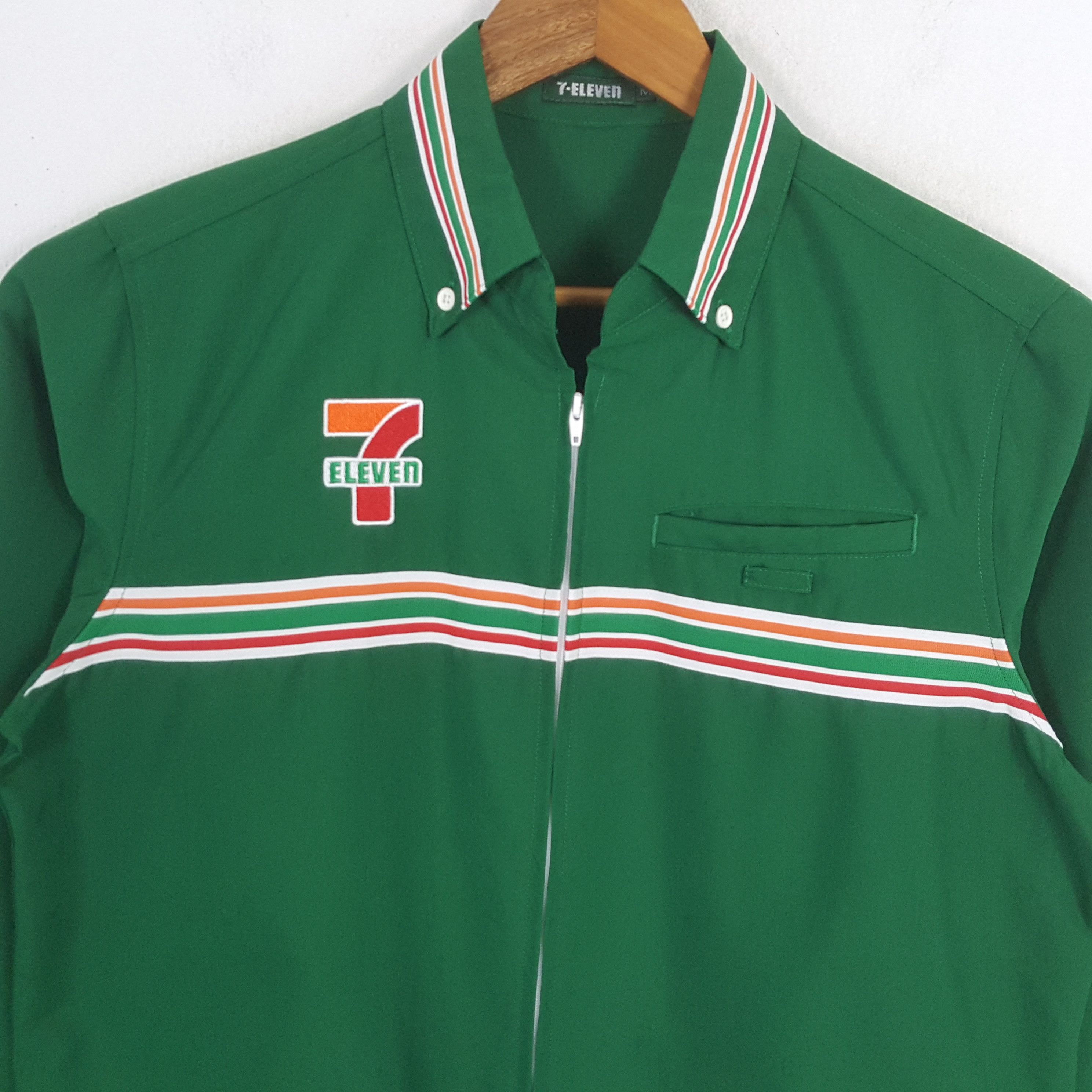 11.11 / eleven eleven × Japanese Brand × Vintage Vintage 7-ELEVEe Japanese Uniform Working Shirt Jacket Size US L / EU 52-54 / 3 - 2 Thumbnail