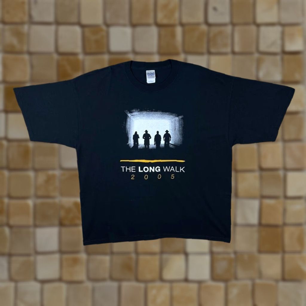 Gildan Gildan T-Shirt Graphic Black XXL Vintage The Long Walk Australia Souvenir Graphic Print Front Back Mens Shirt Brands Nike Size US XXL / EU 58 / 5 - 1 Thumbnail
