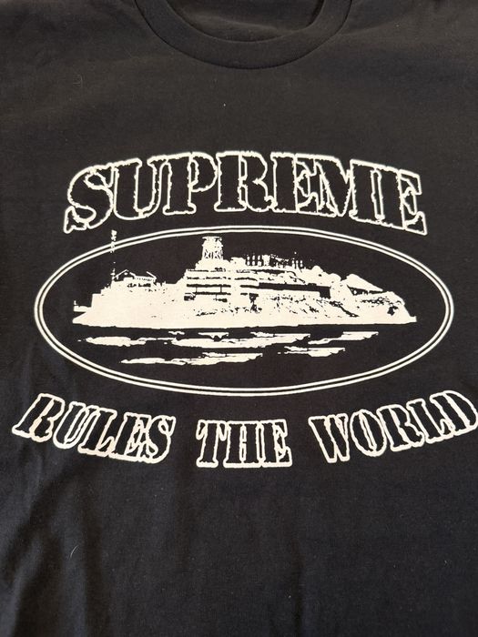 ラッピング無料】 【M,XL】Supreme T World The Rules Corteiz