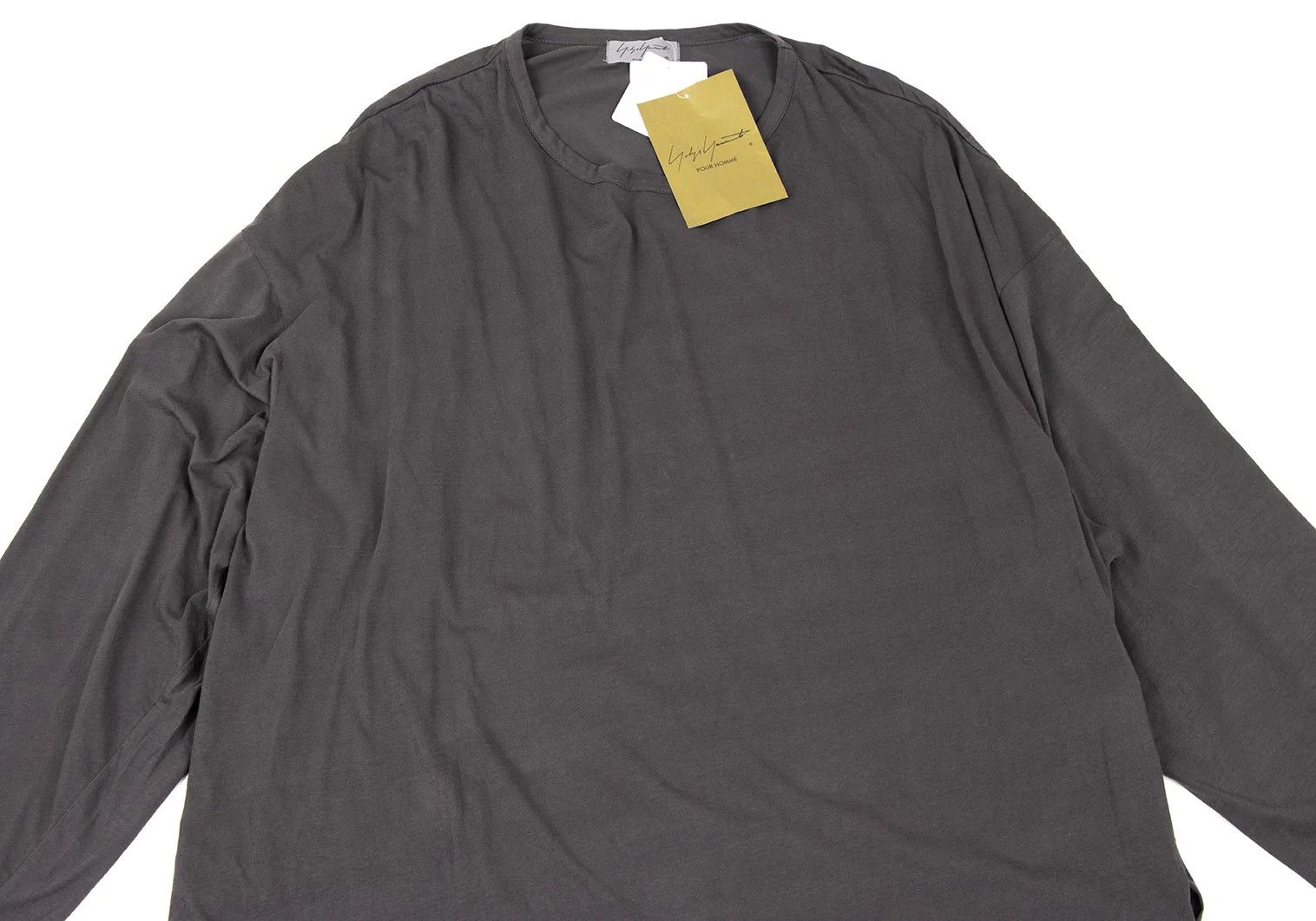 Yohji Yamamoto Yohji Yamamoto Cotton Long Cut-Sew Charcoal 3 Size US L / EU 52-54 / 3 - 2 Thumbnail