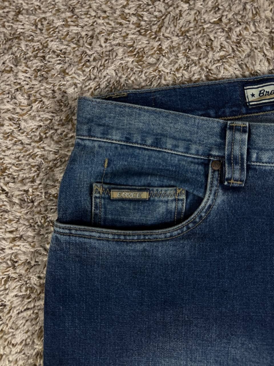 Enyce ENYCE Baggy Jeans Y2K Hip Hop Panel Seam Faded Denim Size US 36 / EU 52 - 5 Thumbnail
