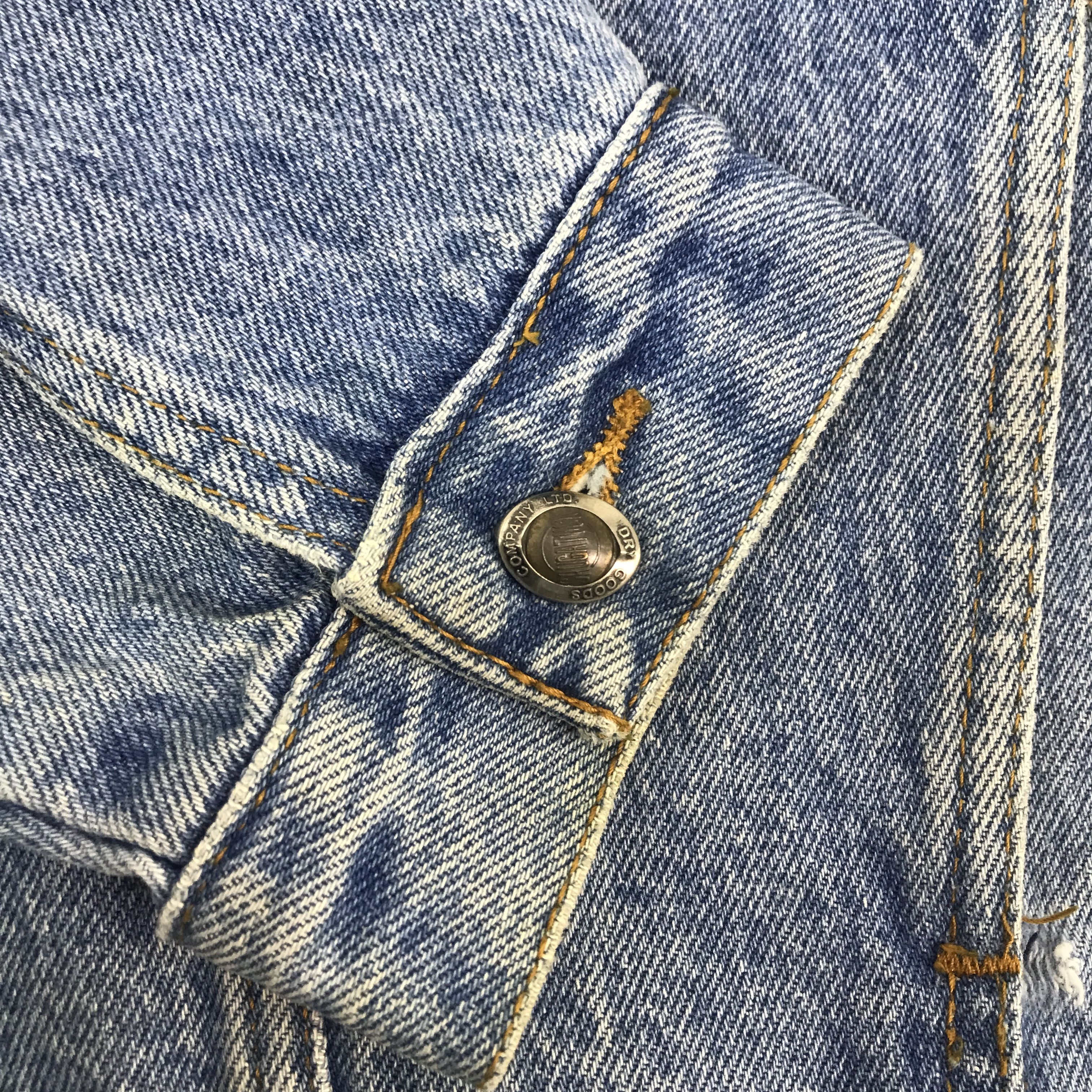 Vintage Vintage Saugatuck Denim Tracker style Jacket K67B4 Size US XL / EU 56 / 4 - 9 Thumbnail