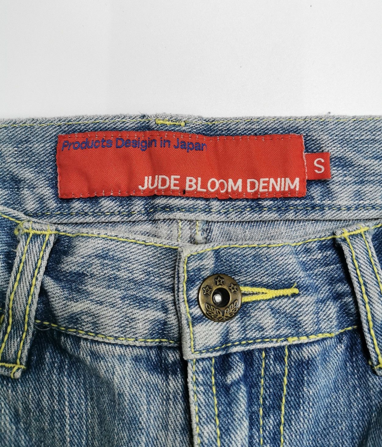 Le Grande Bleu (L.G.B.) Madonnalily Christianity Jude Bloom Prints Denim Jeans Size US 29 - 10 Thumbnail