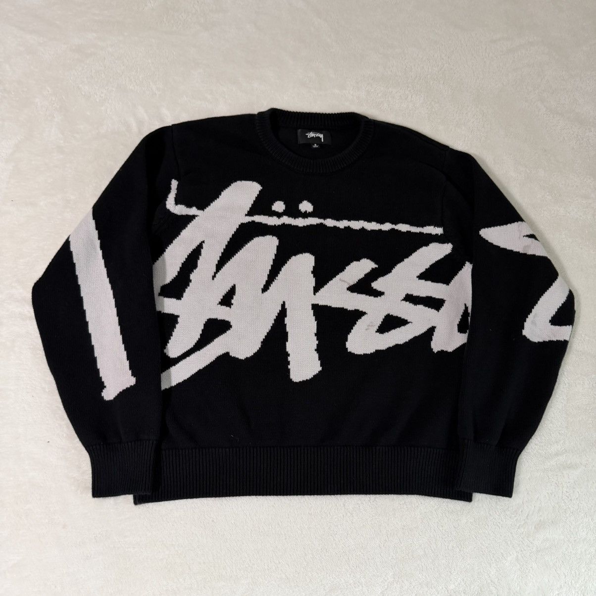 Stussy Stock Knit Sweater | Grailed