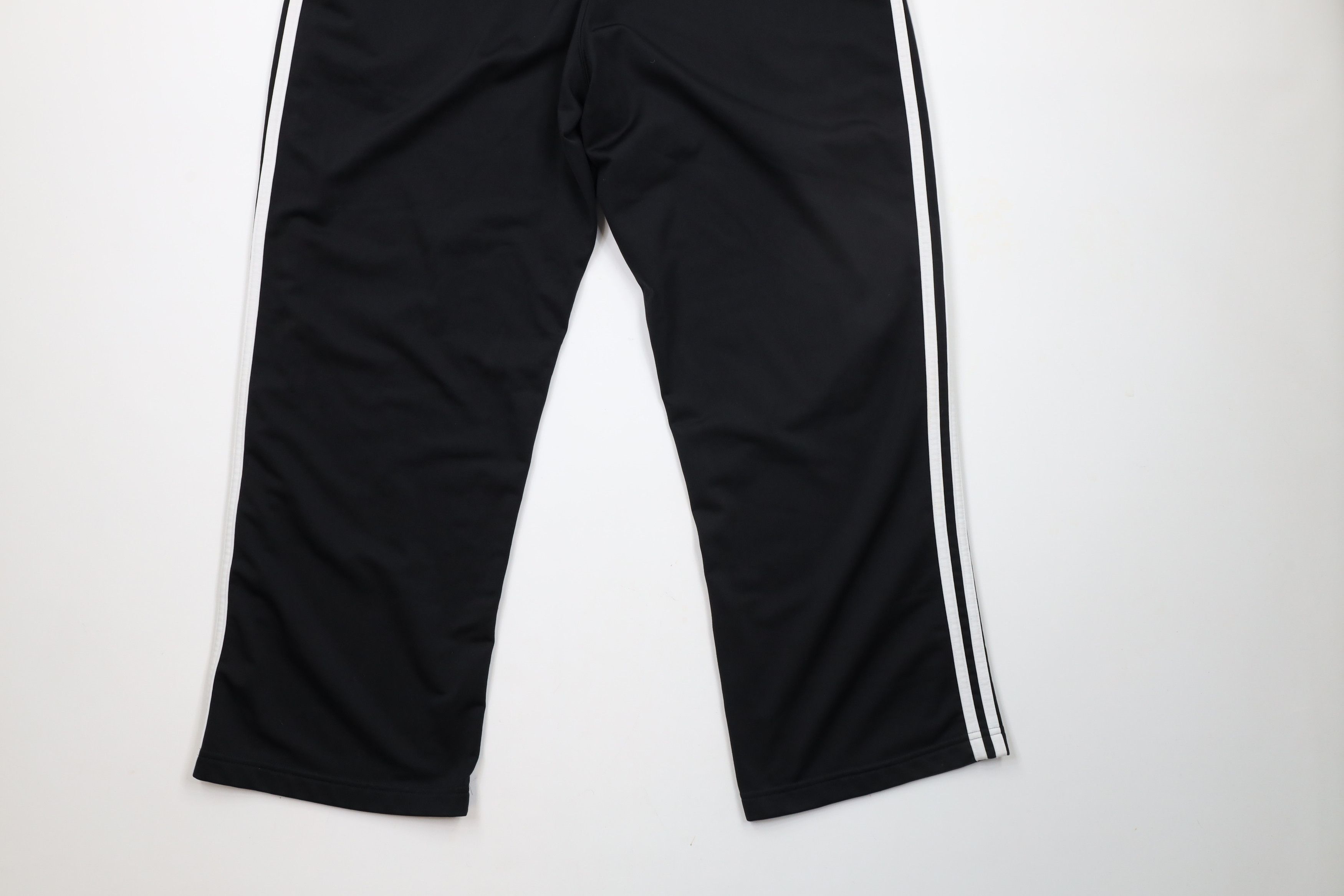 Adidas Vintage Y2K Adidas Striped Wide Leg Sweatpants Pants Black Size US 34 / EU 50 - 13 Thumbnail