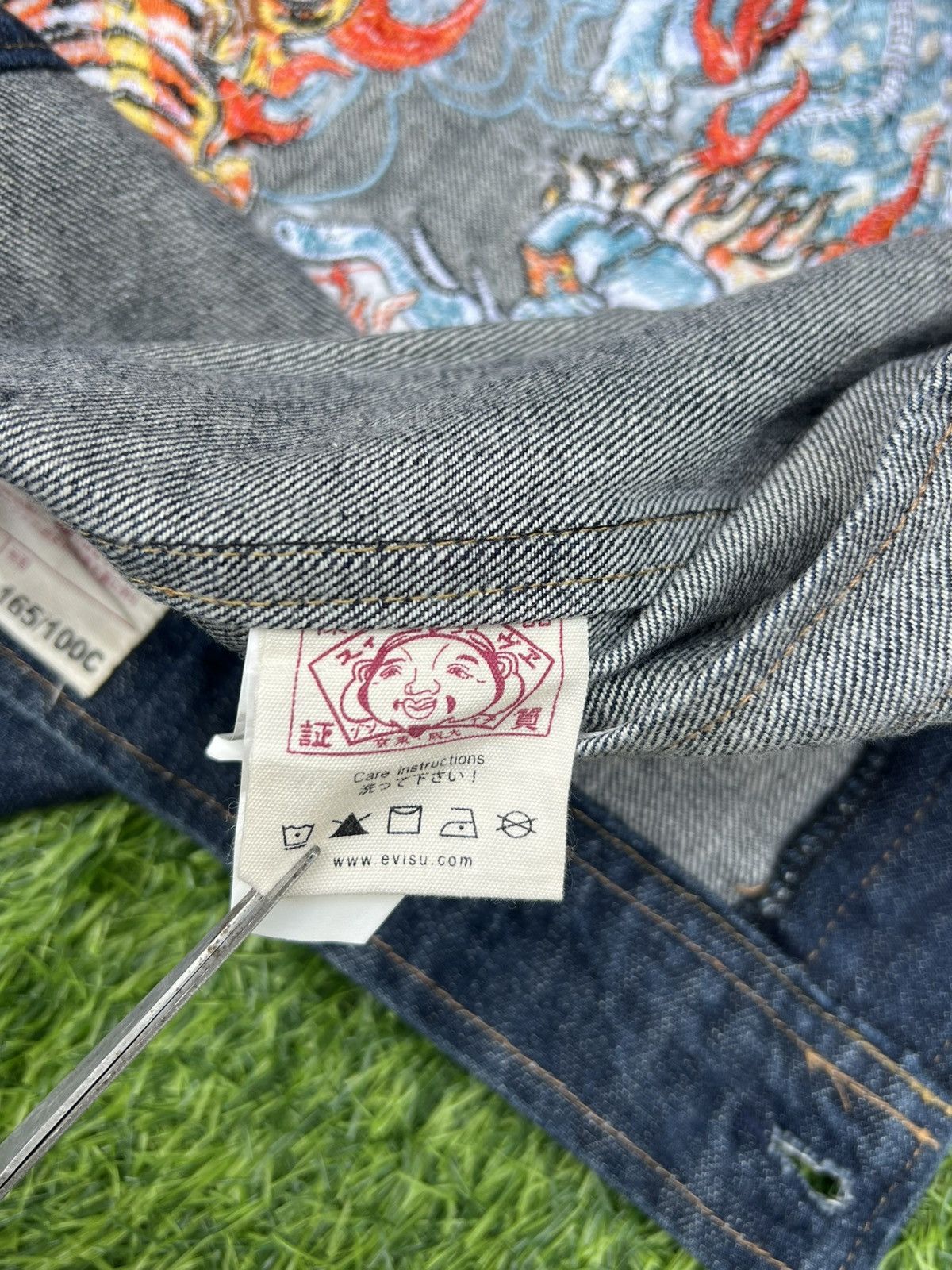 Evisu EVISU Heritage Denim jacket- Dragon&Tiger Ukiyo- Masterpiece Size US S / EU 44-46 / 1 - 8 Thumbnail