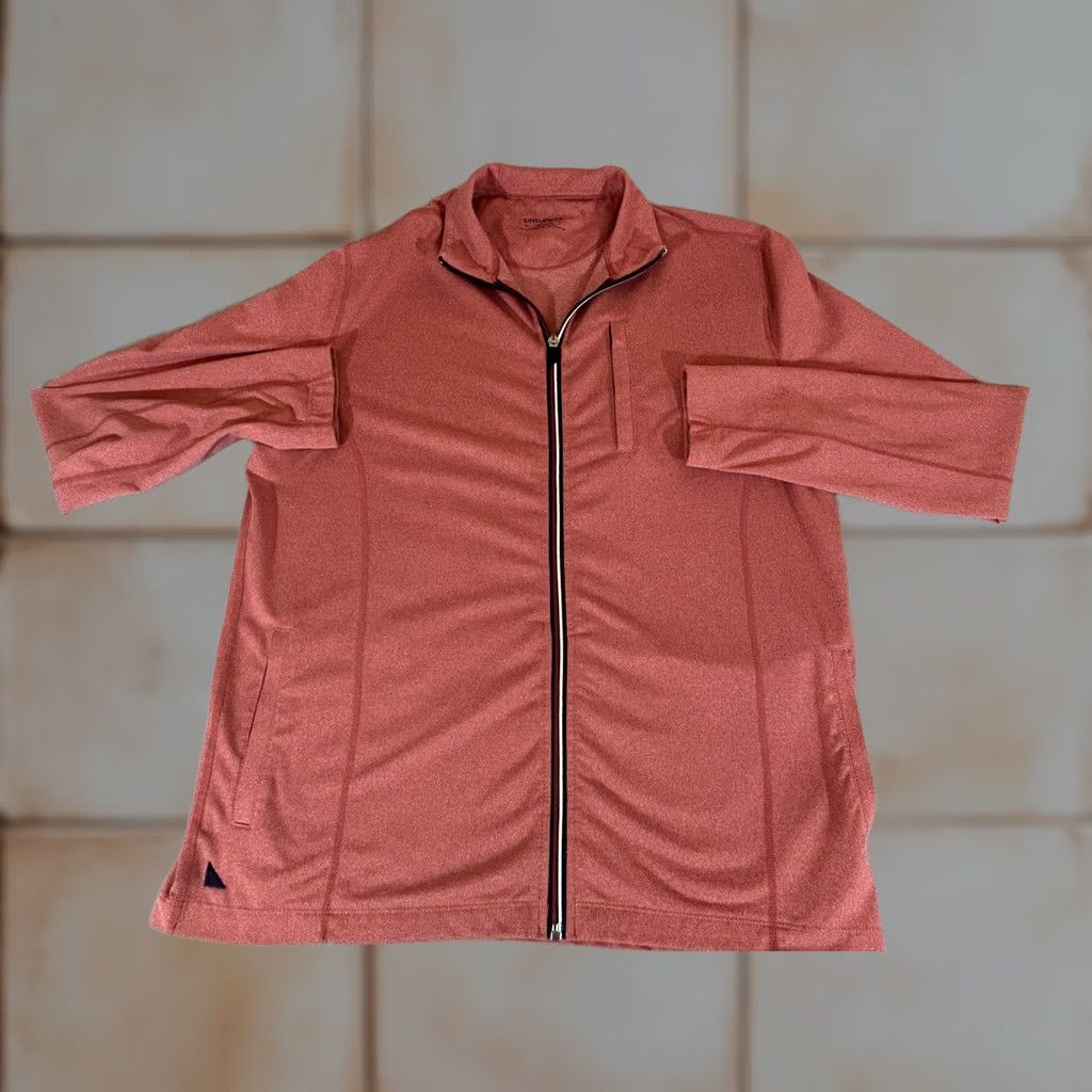 UNTUCKit UNTUCKit Mens Jacket M Red Track Zip Lightweight Performance Casual Stretch Full Zip Size US M / EU 48-50 / 2 - 1 Thumbnail