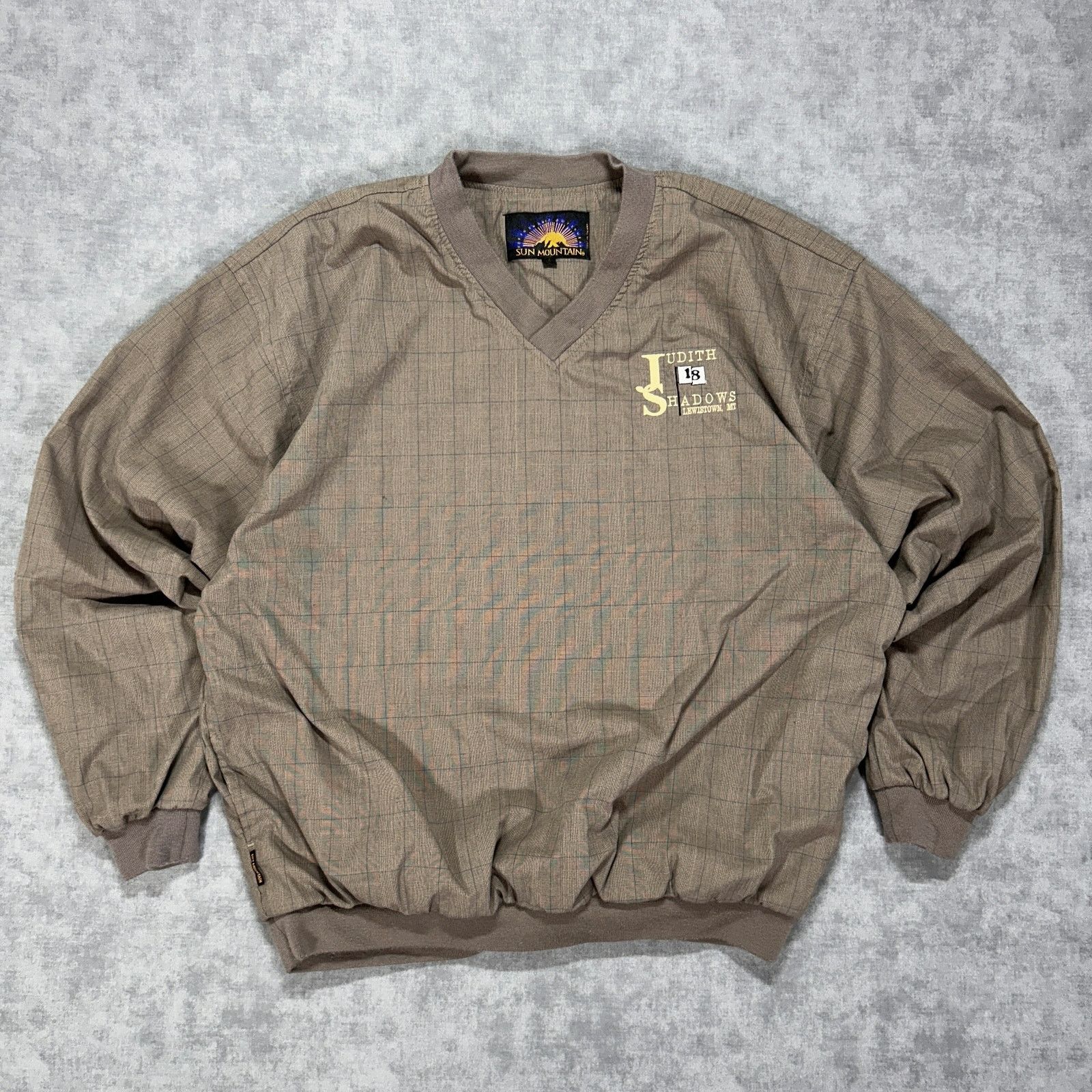 Vintage VTG Sun Mountain casual golf windbreaker pullover mens L Size US L / EU 52-54 / 3 - 1 Thumbnail