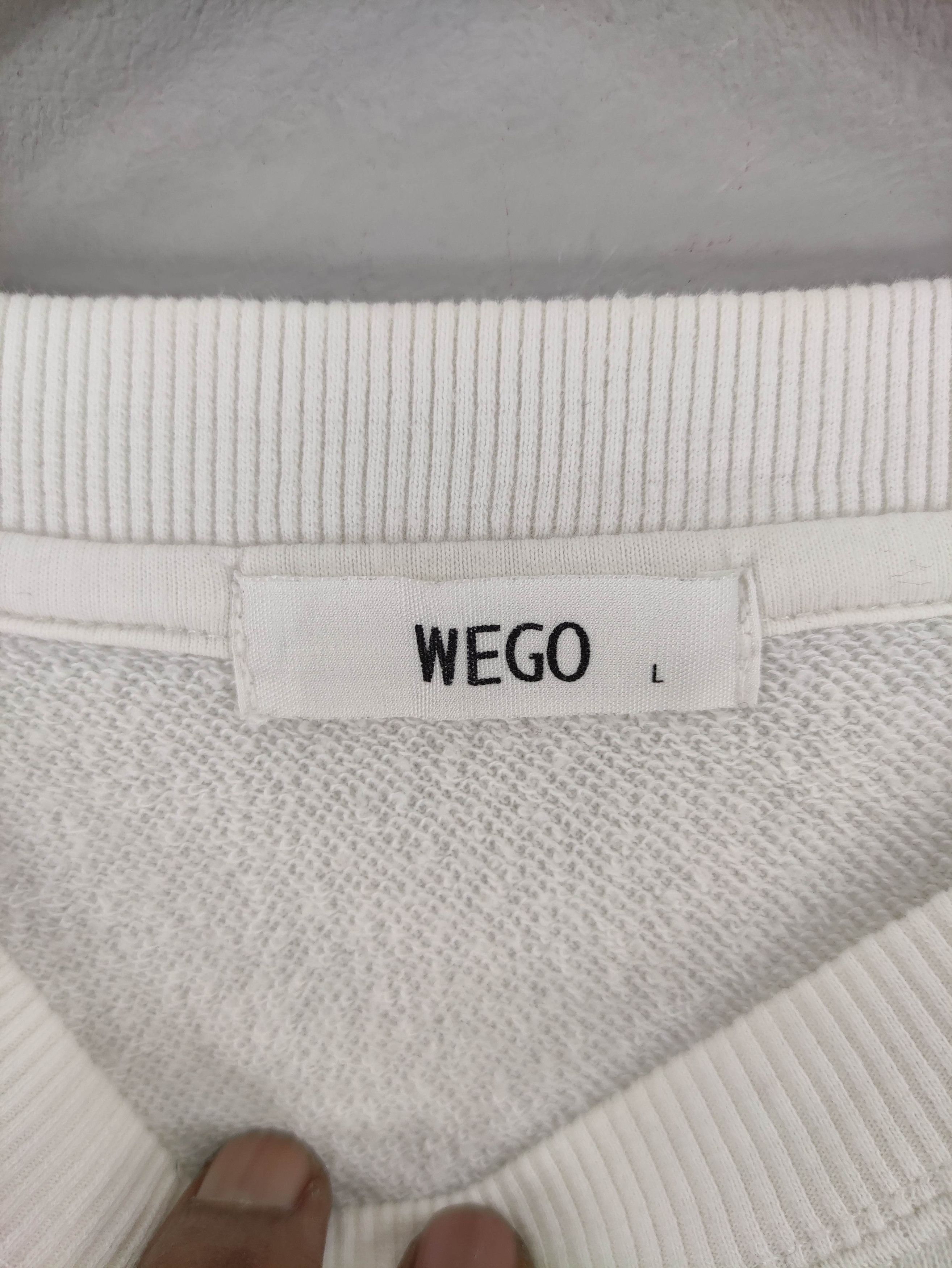 Japanese Brand Vintage Japanese Brand Wego Sweatshirt Jumper Big Logo Size US L / EU 52-54 / 3 - 6 Thumbnail