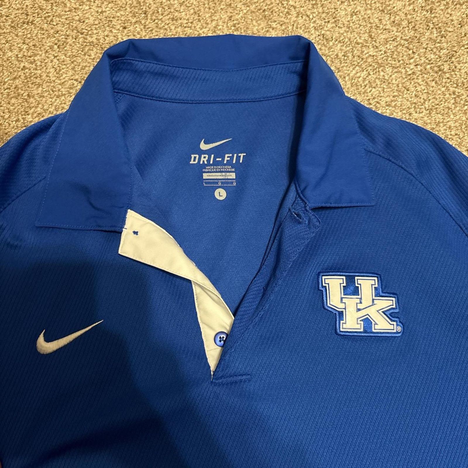 Nike Nike dri-fit university of kentucky polo Size US L / EU 52-54 / 3 - 2 Thumbnail