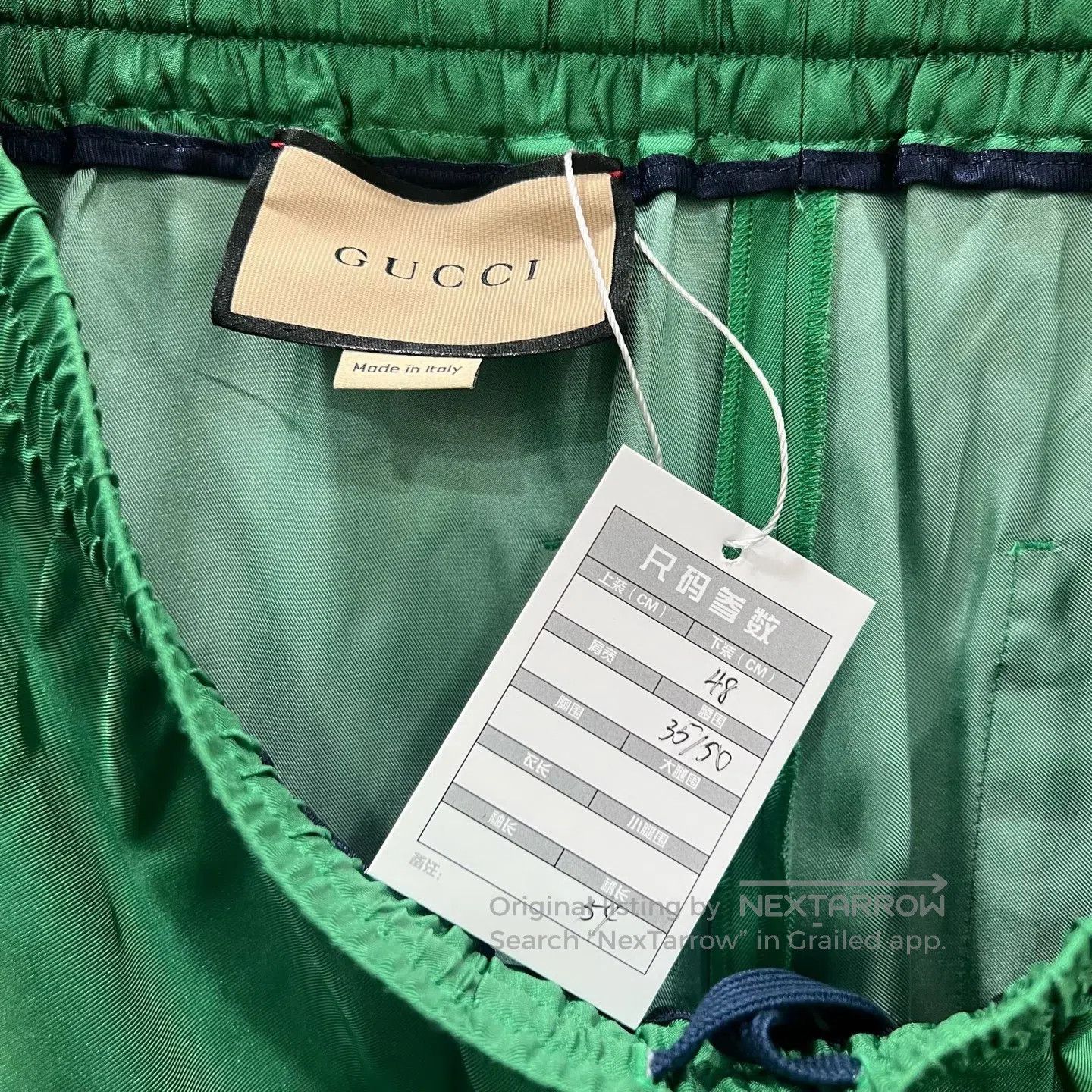 Gucci Guicci Green Silk Buckle Pattern Shorts| Size US 32 / EU 48 - 5 Thumbnail