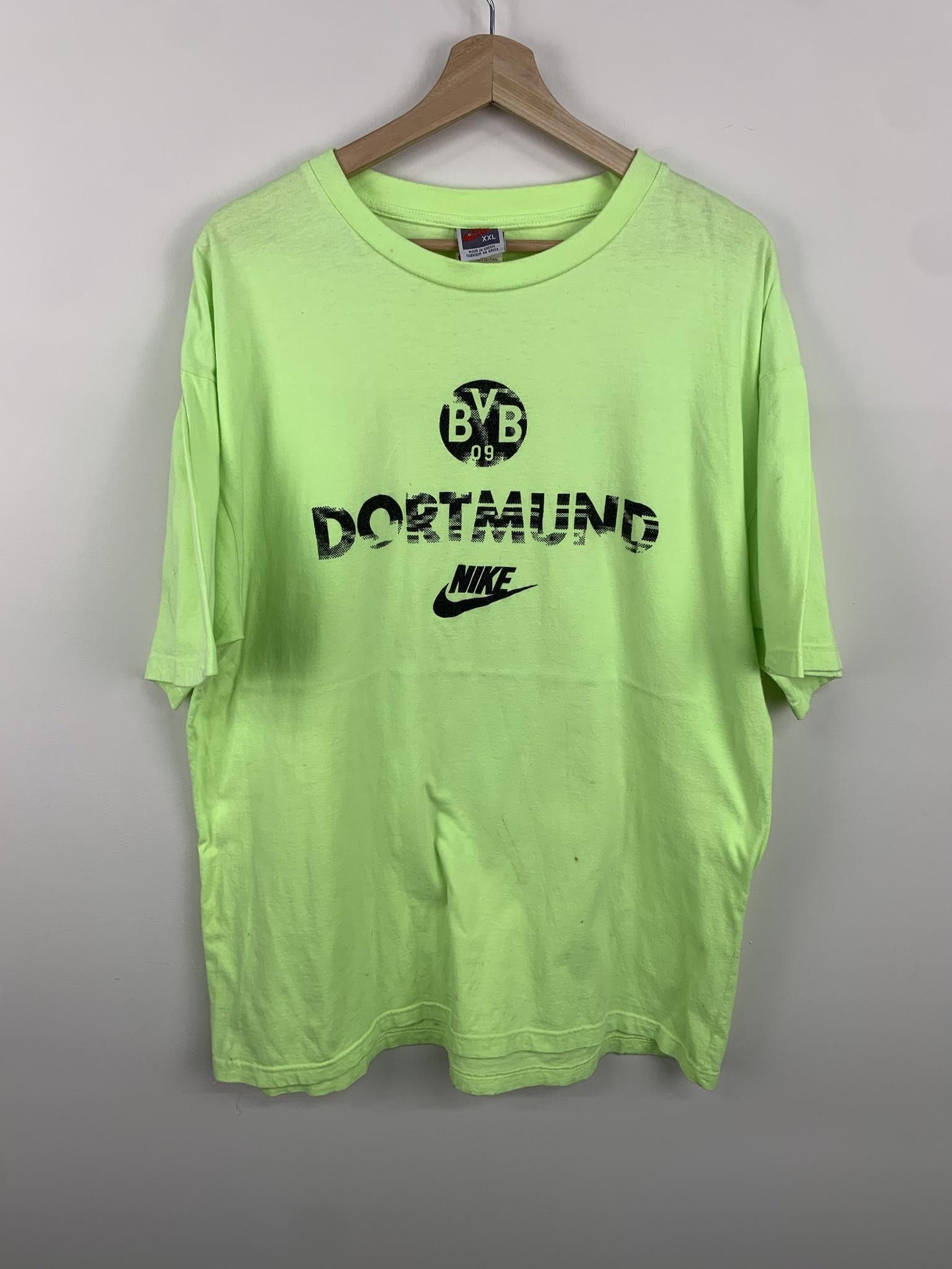 image of Nike 90's Bvb Dortmund Tee in Neon, Men's (Size 2XL)