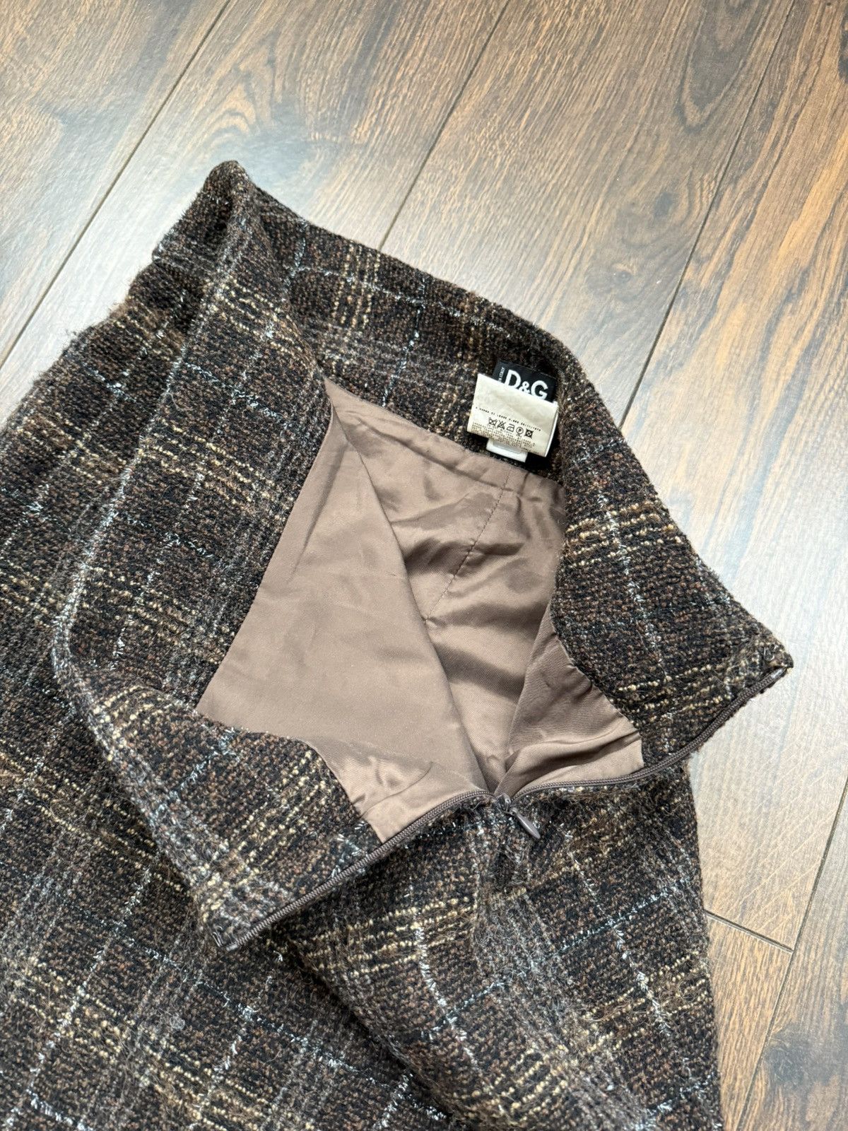 Dolce & Gabbana DOLCE & GABBANA Tweed mini skirt Size 30" / US 8 / IT 44 - 4 Thumbnail