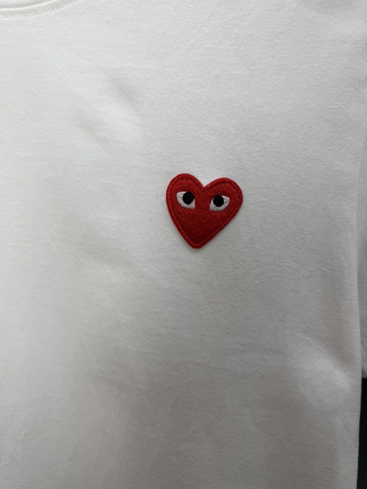Comme des Garcons PLAY Comme des Garcons Play White Heart Logo T Shirt Size US S / EU 44-46 / 1 - 4 Thumbnail