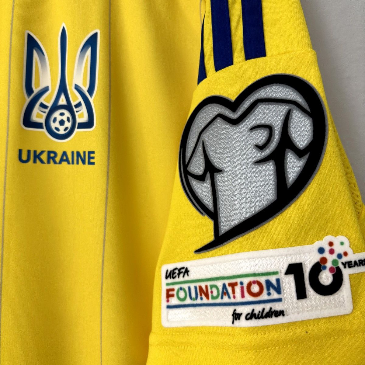 Adidas 2024 2025 Ukraine PSG Zabarnyi Issue Soccer Jersey Shirt Kit Size US L / EU 52-54 / 3 - 7 Thumbnail
